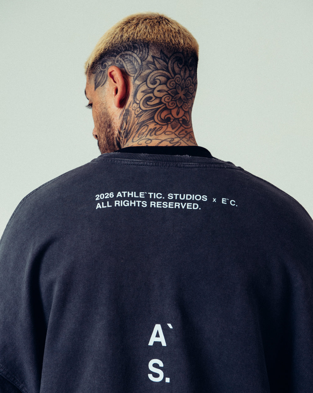 A`S. Crewneck Sweatshirt Gray