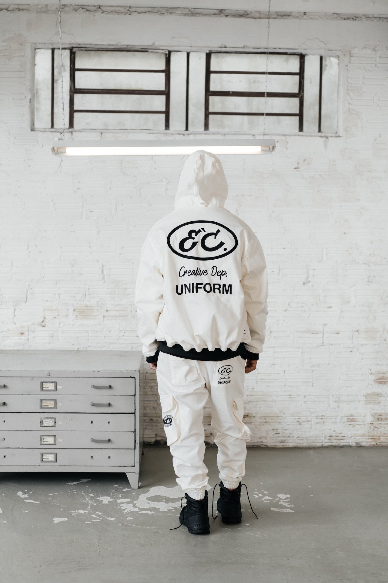 Jaqueta de Sarja E`C. - Off White