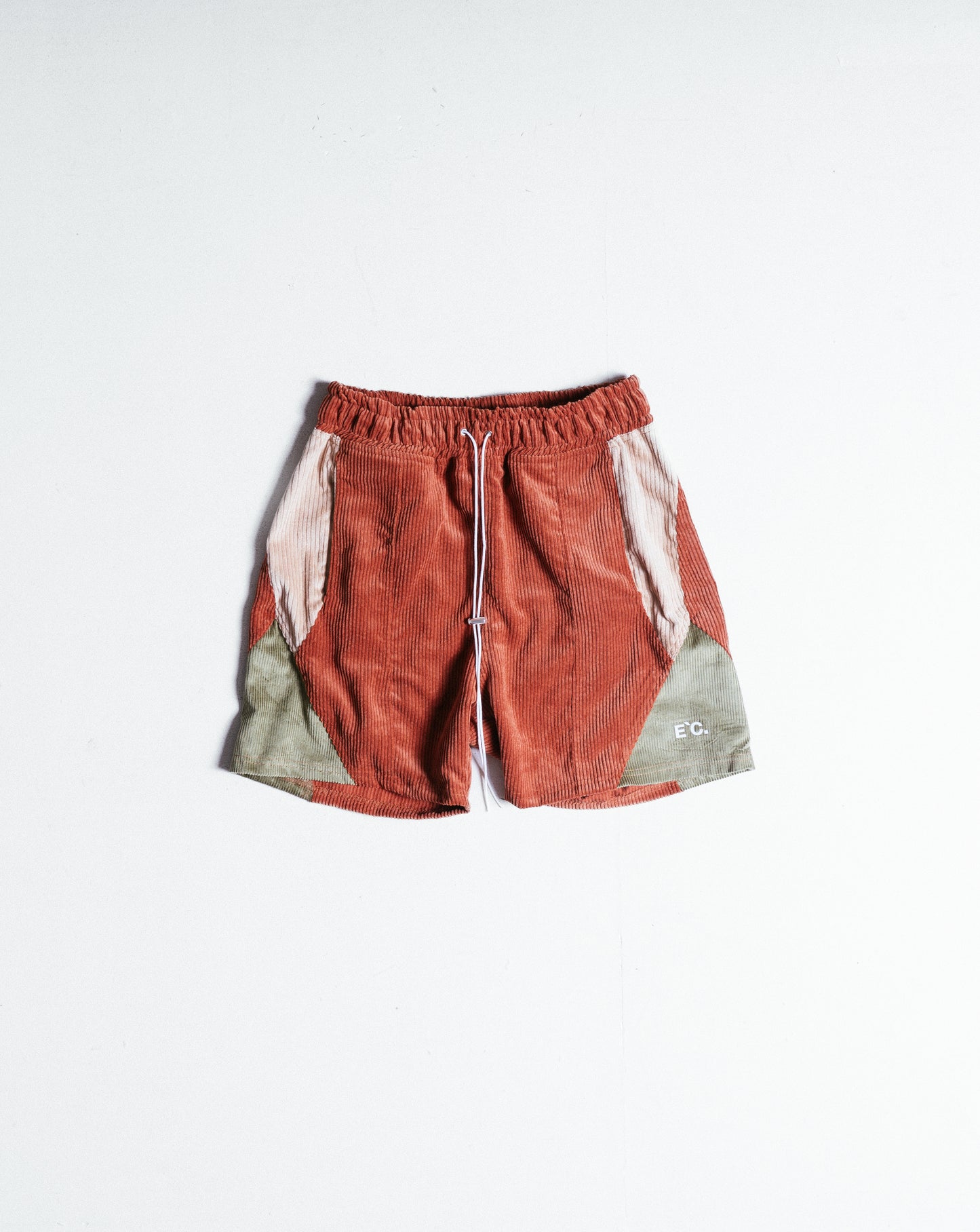 Shorts Cotelê E`C. Tricolore