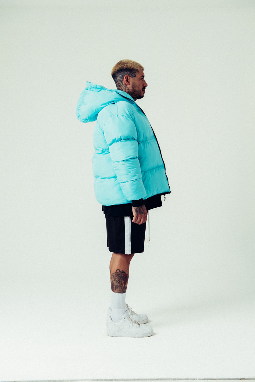 Secret Puffer Jacket Blue