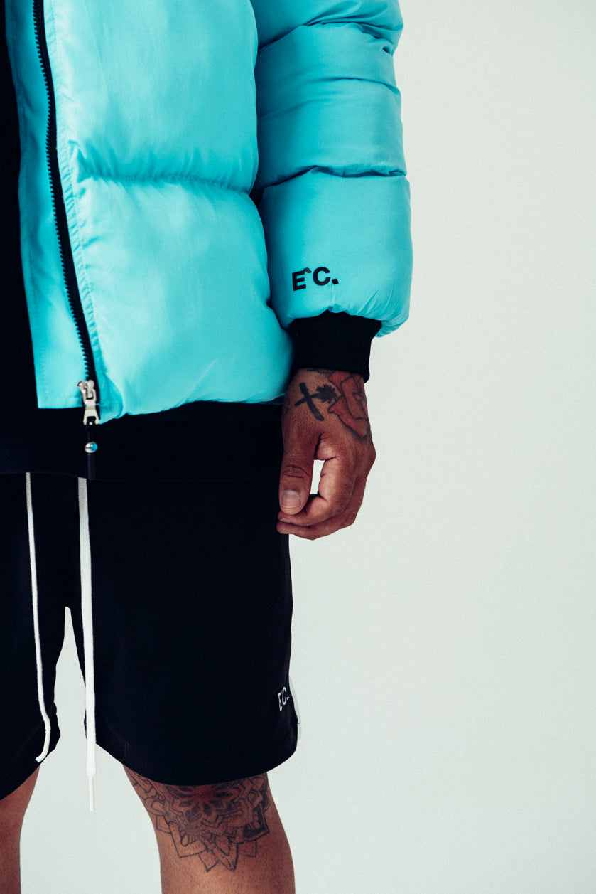 Secret Puffer Jacket Blue