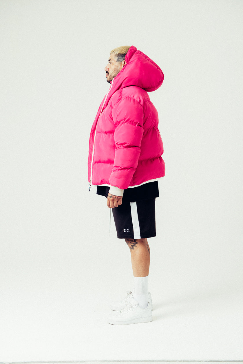 Secret Puffer Jacket Pink