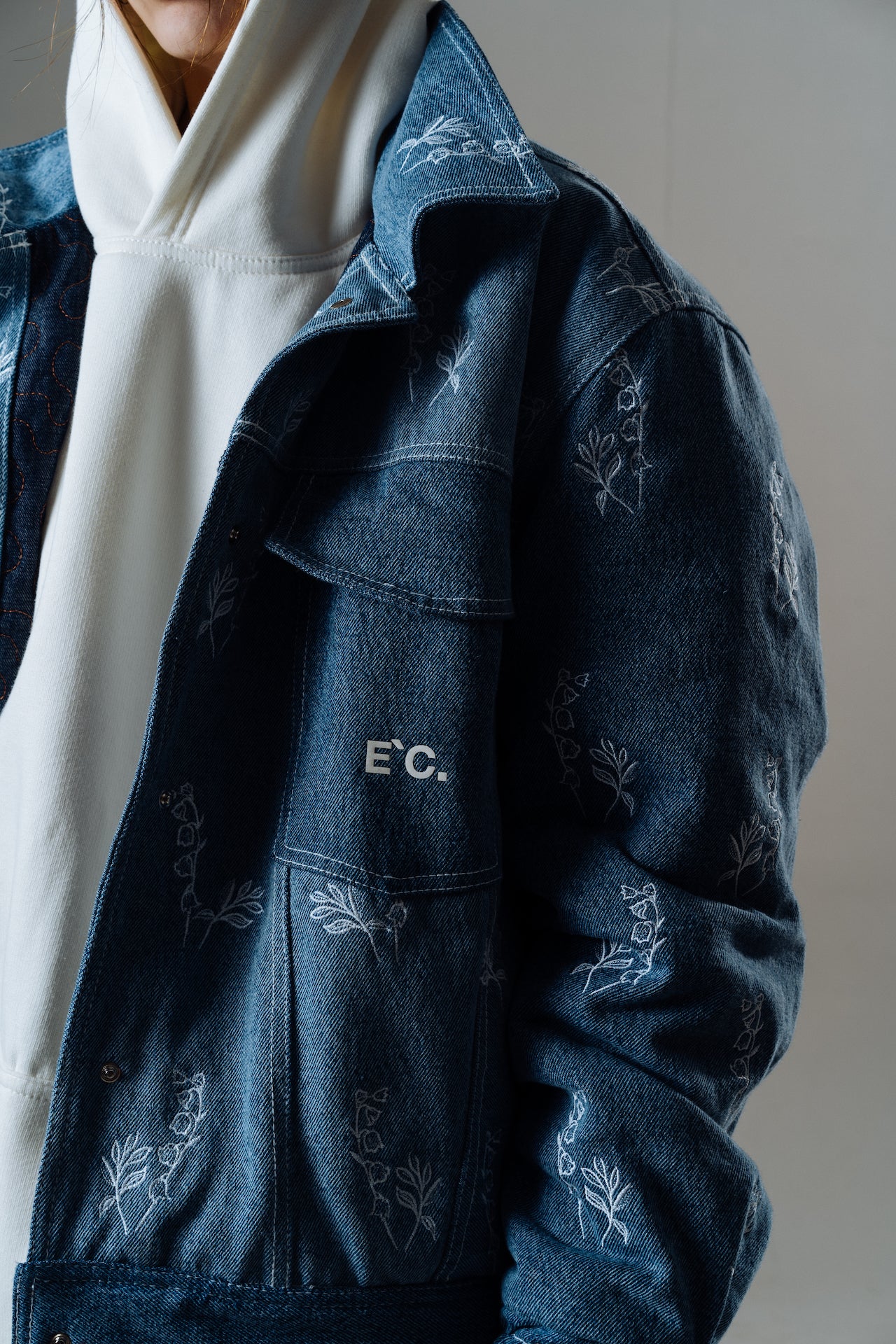 Jacket Jeans Flowers
