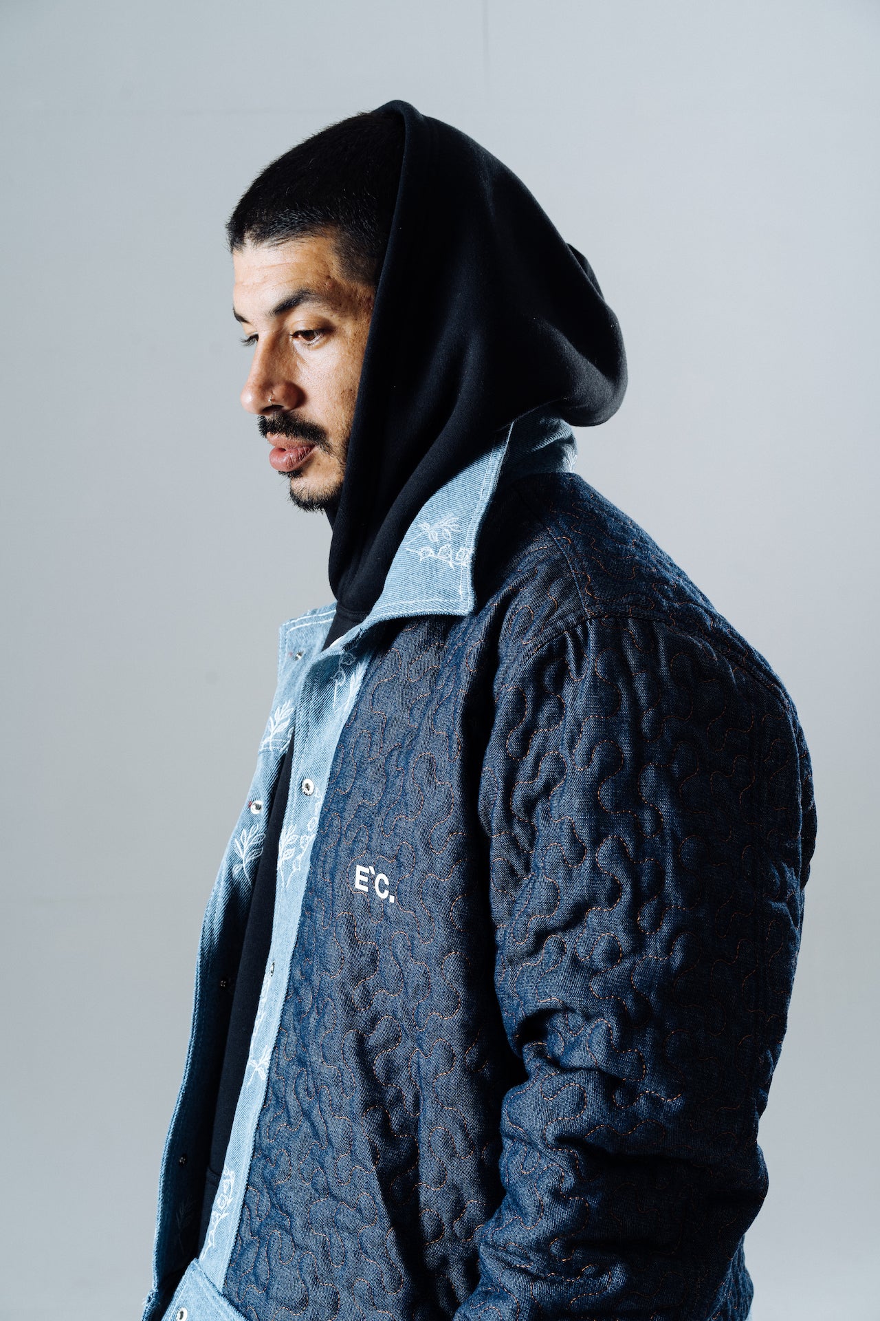 Jacket Jeans Flowers