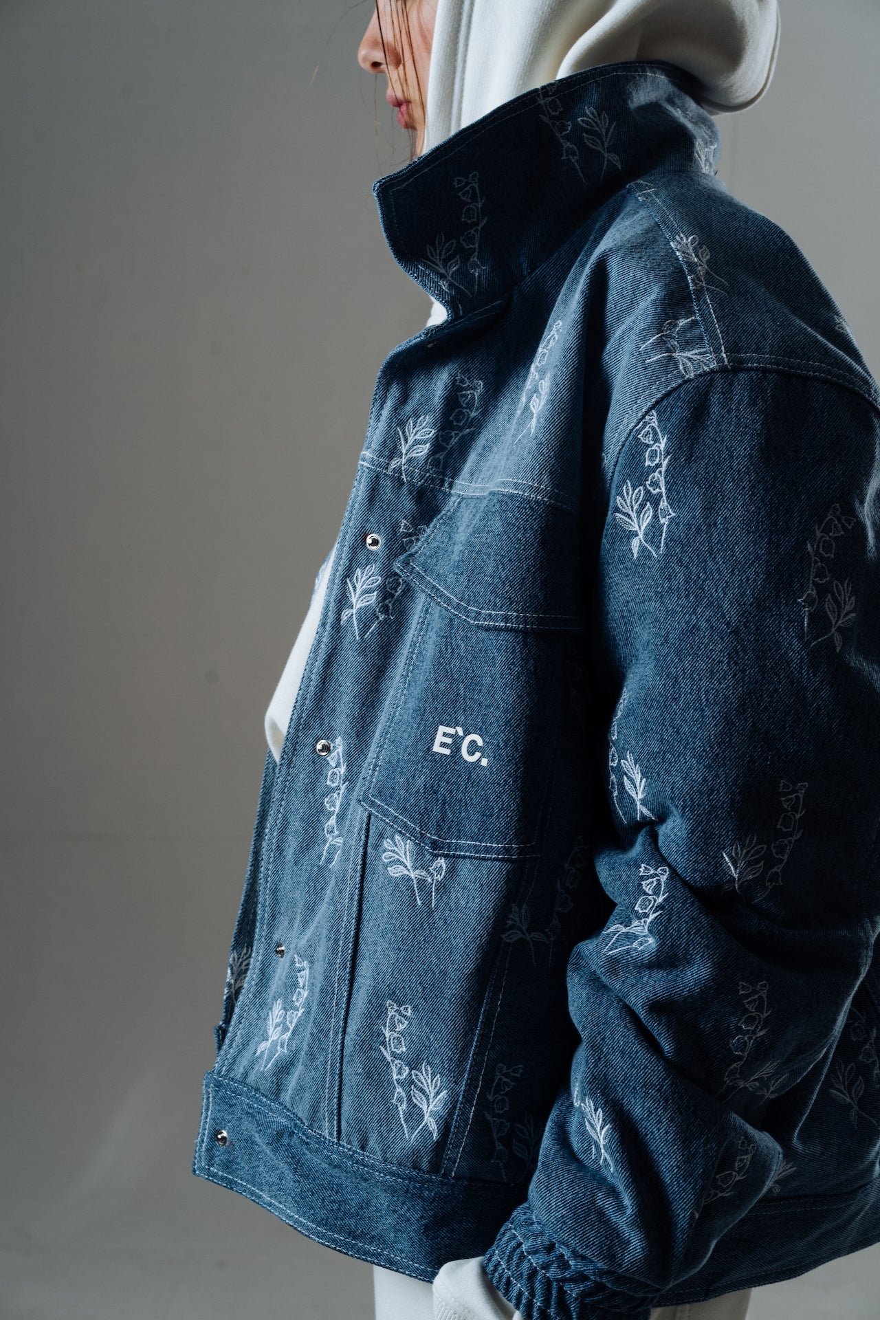Jacket Jeans Flowers