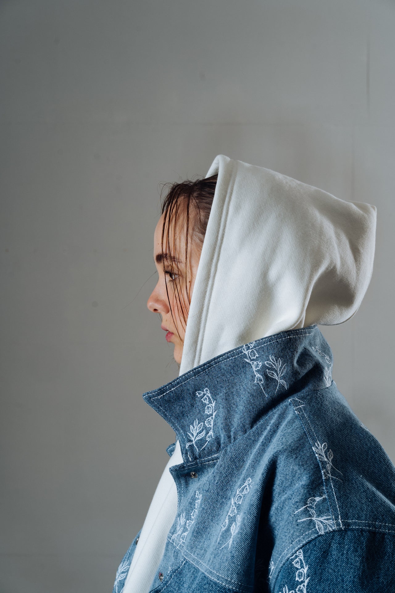Jacket Jeans Flowers