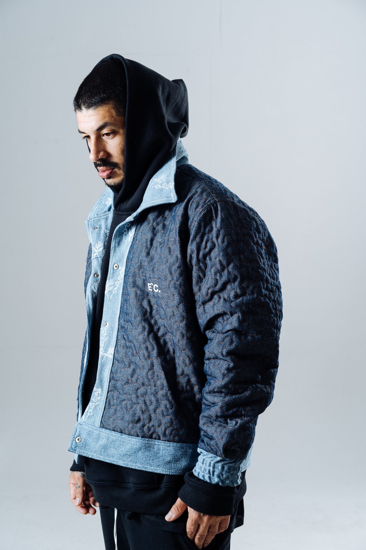 Jacket Jeans Flowers