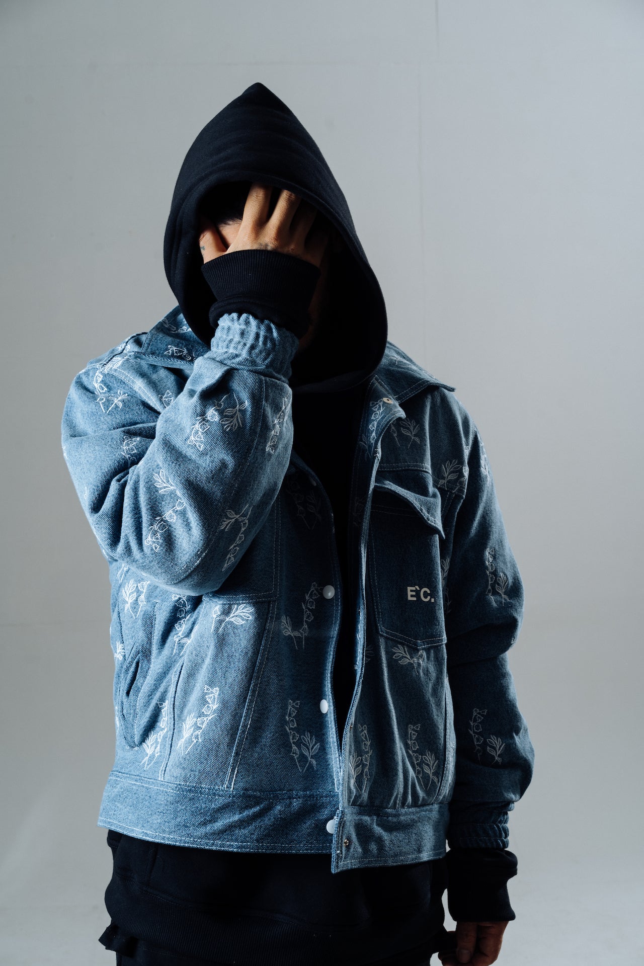Jacket Jeans Flowers