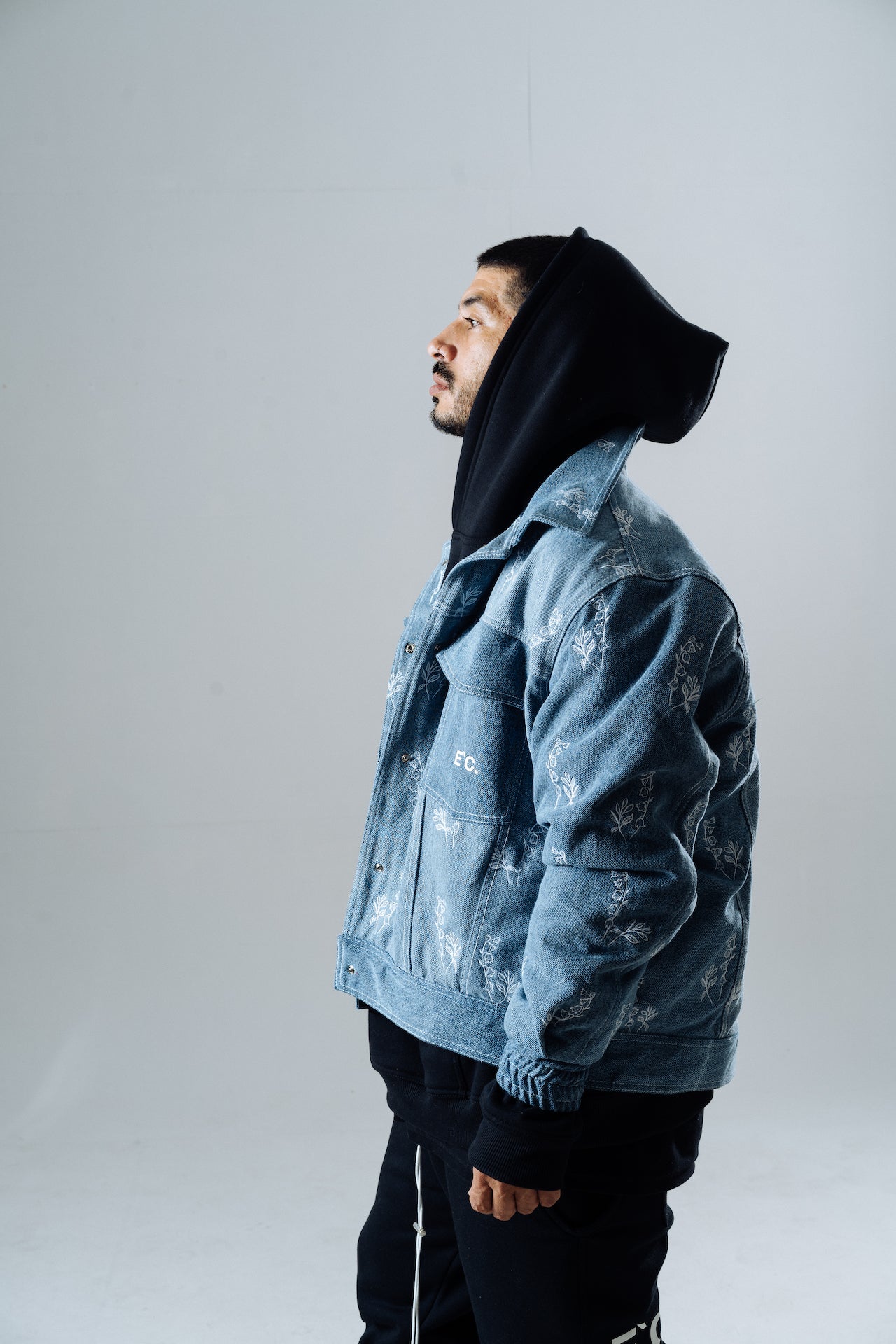 Jacket Jeans Flowers