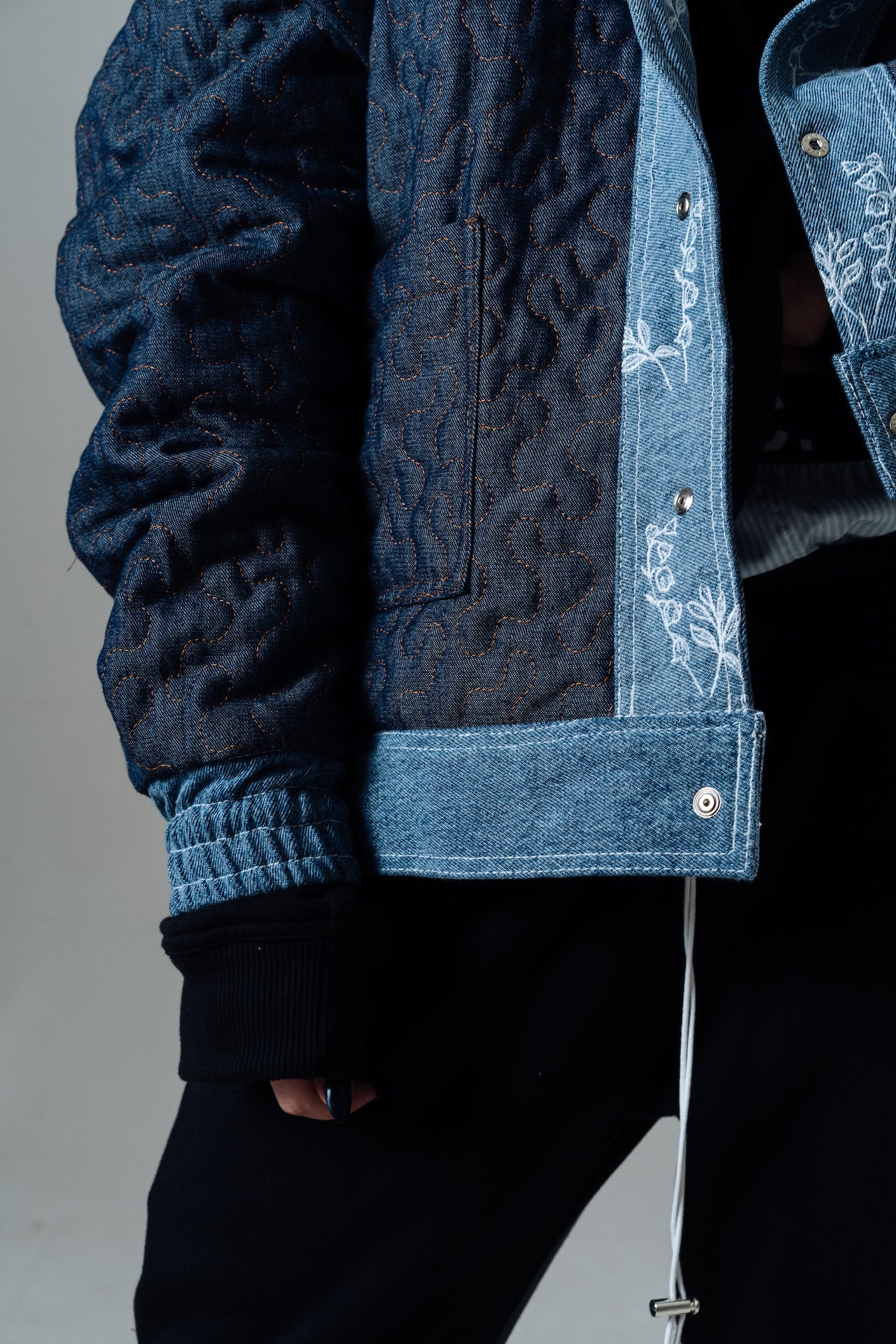 Jacket Jeans Flowers