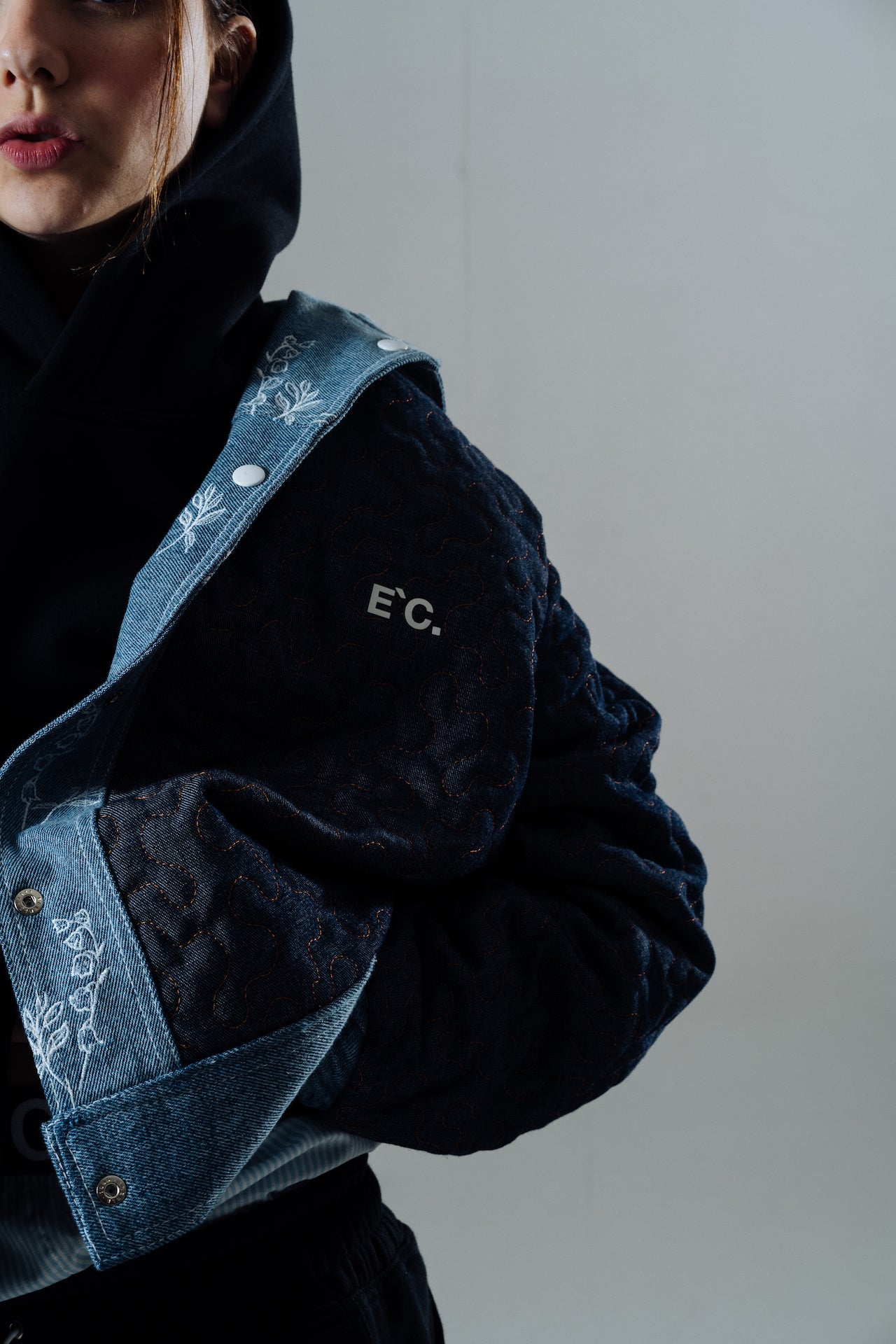 Jacket Jeans Flowers