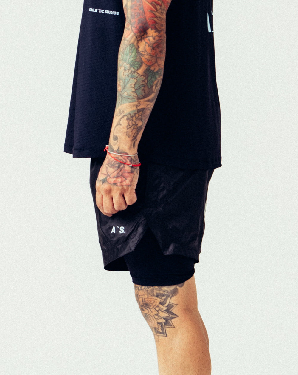 A`S. Shorts Black