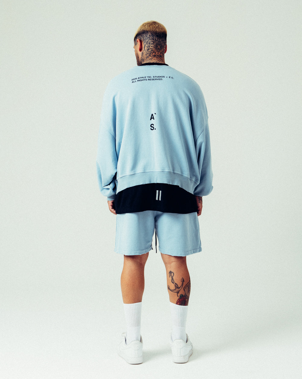 A`S. Sweatshorts Sky Blue