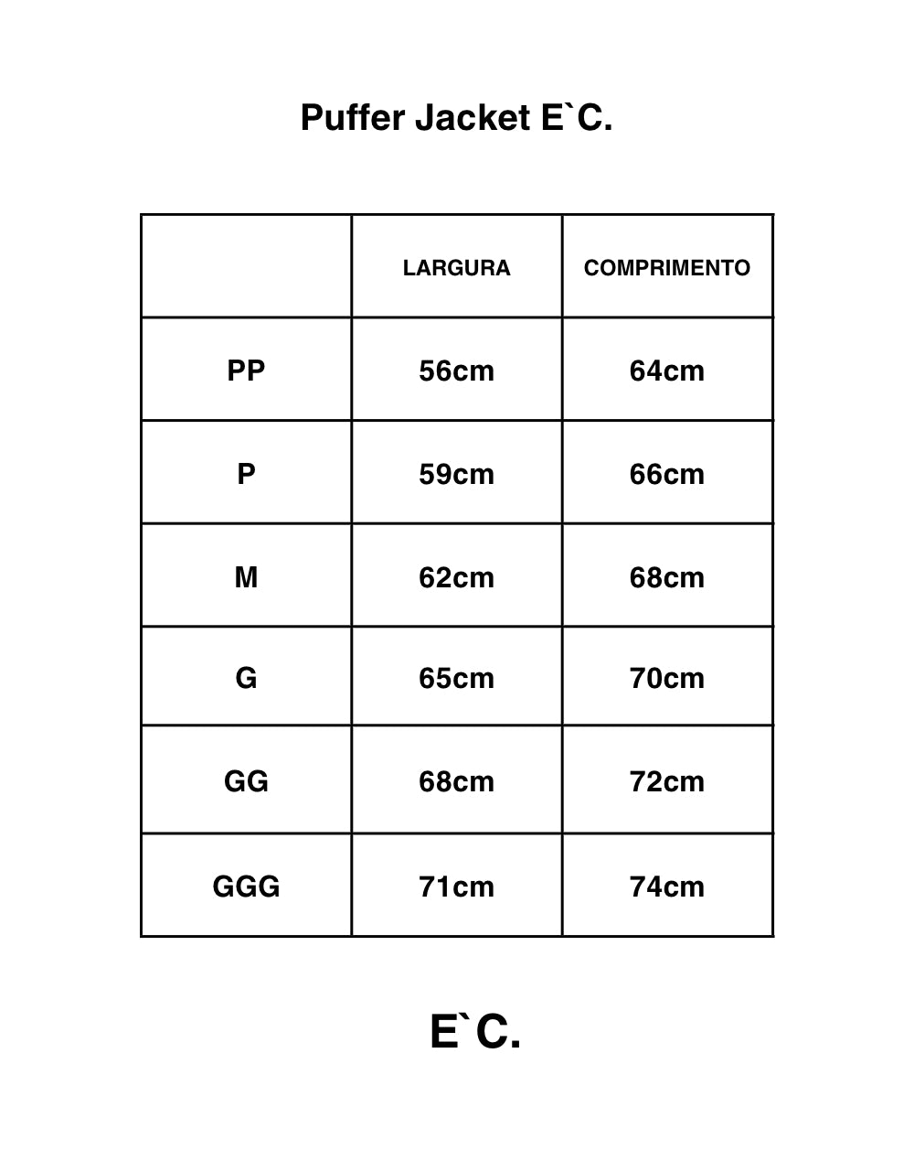 Jaqueta Puffer E`C. - Preta