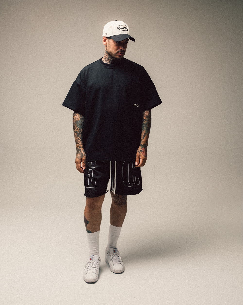 Logo Shorts E`C. - Black