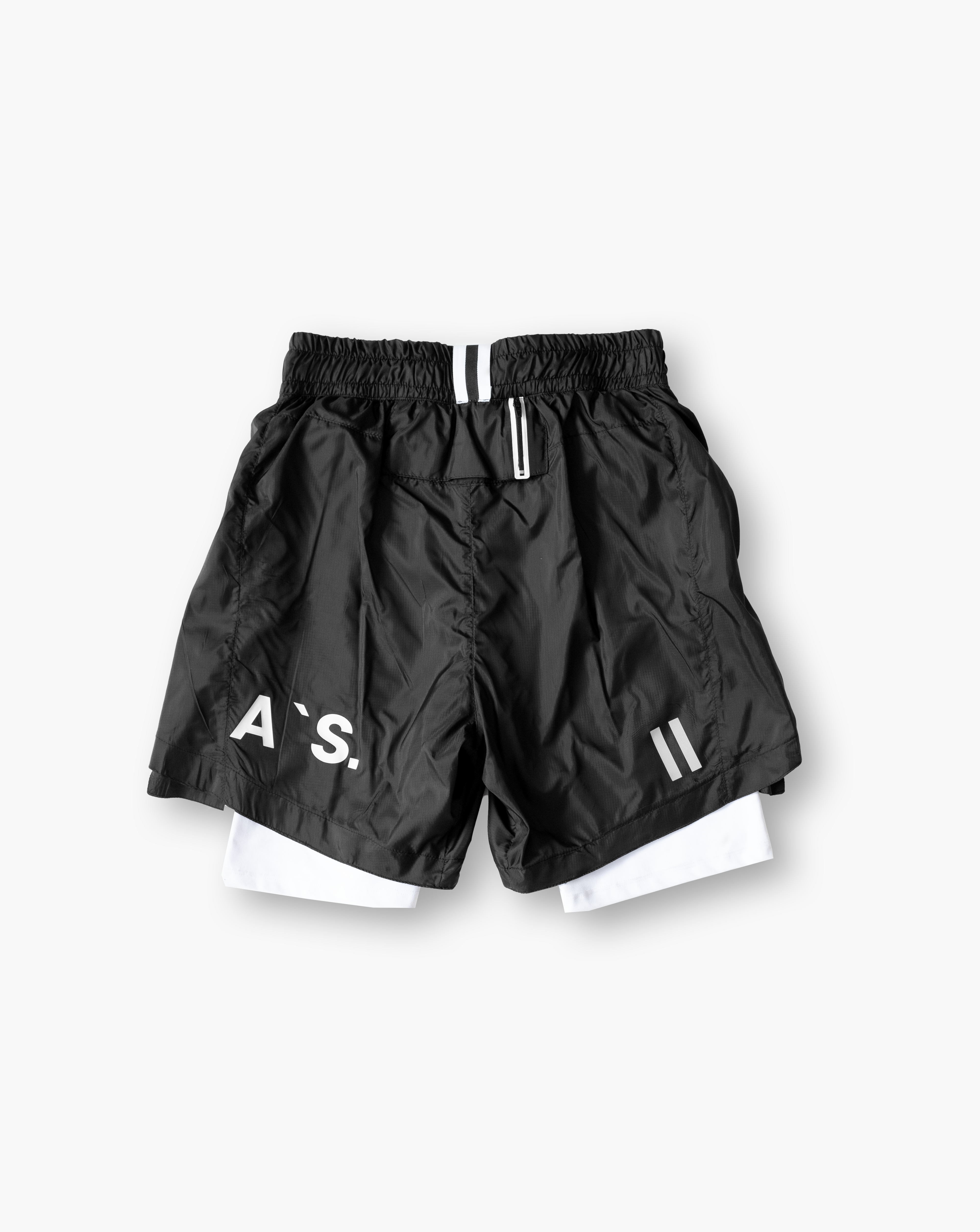 Liner Shorts Black/White