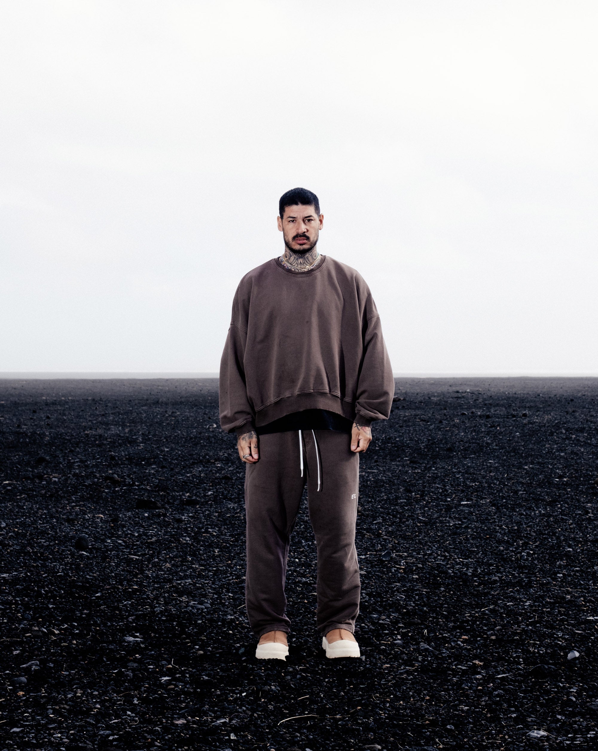 Crewneck Sweatshirt E`C. Brown