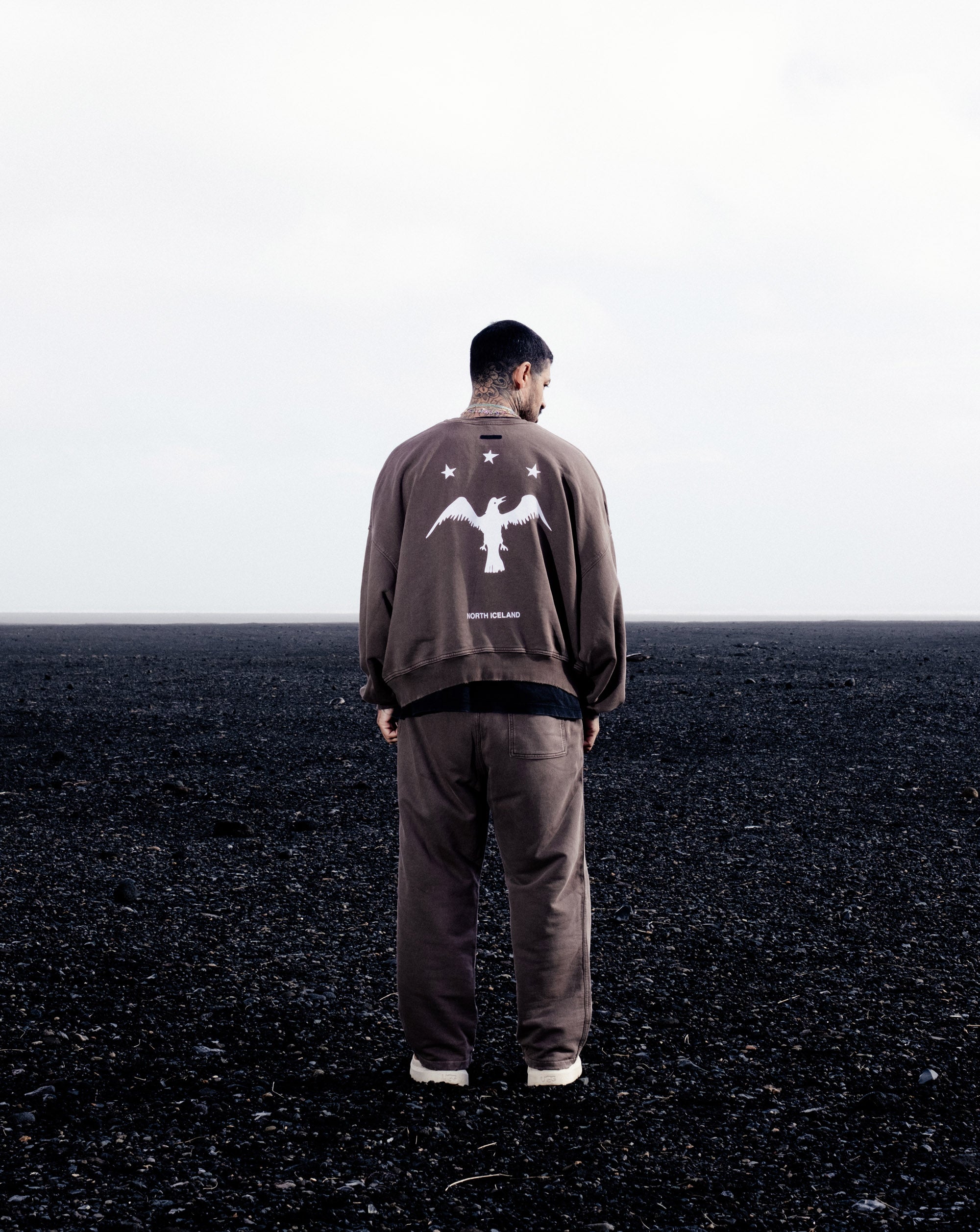 Crewneck Sweatshirt E`C. Brown