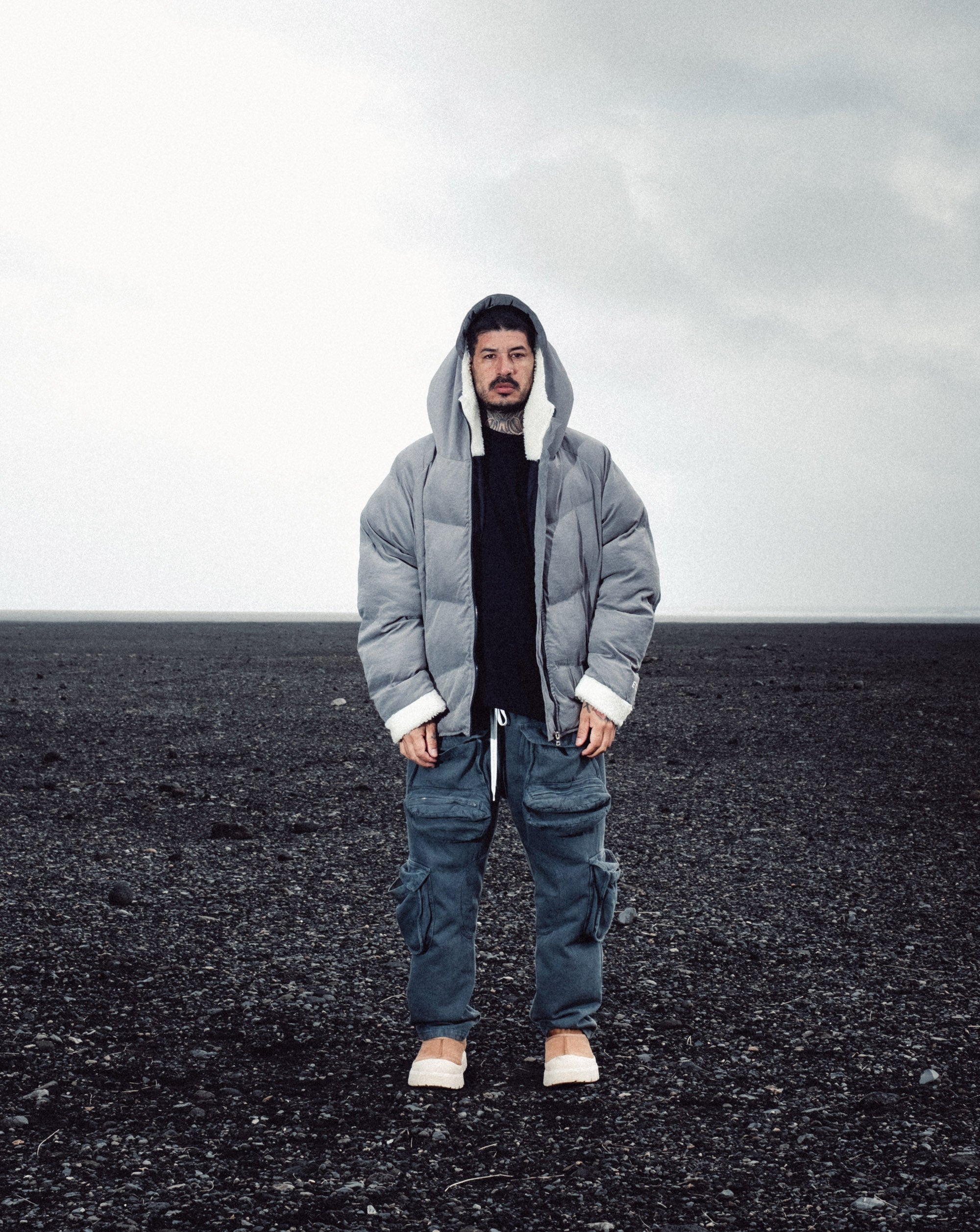 Puffer Jacket E`C. Gray