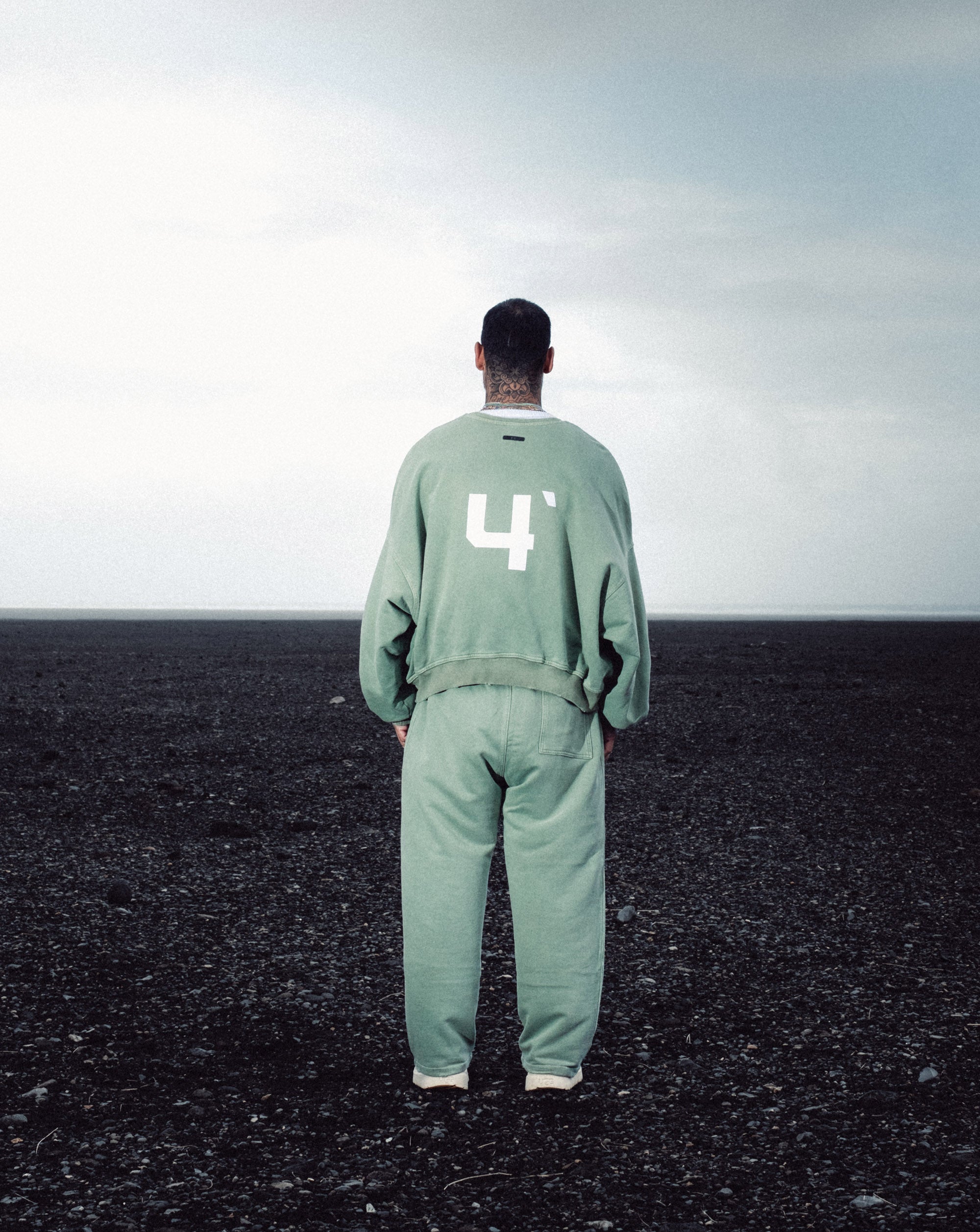 Crewneck Sweatshirt E`C. Green