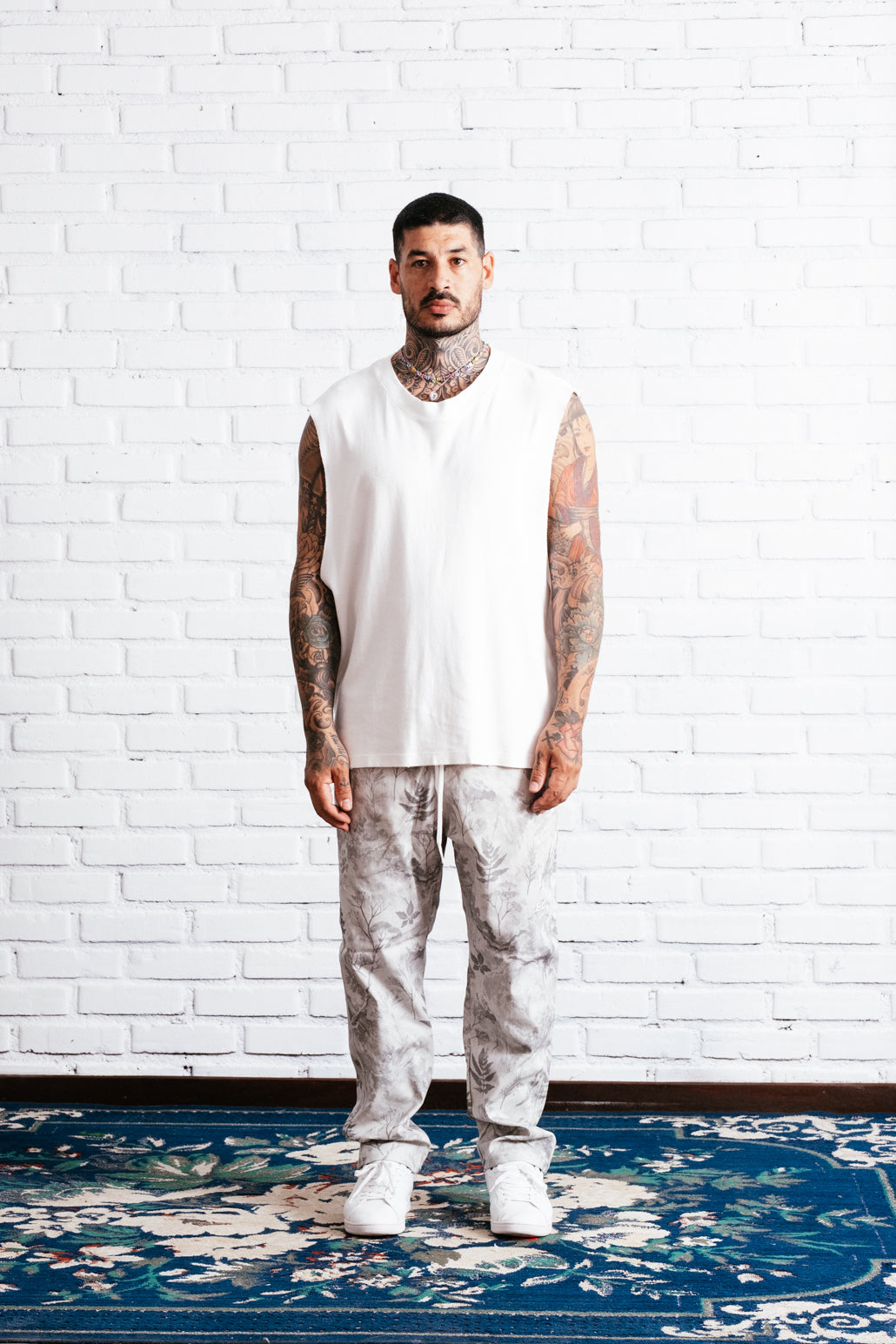 Muscle Tank American Cowboys E`C. Off White