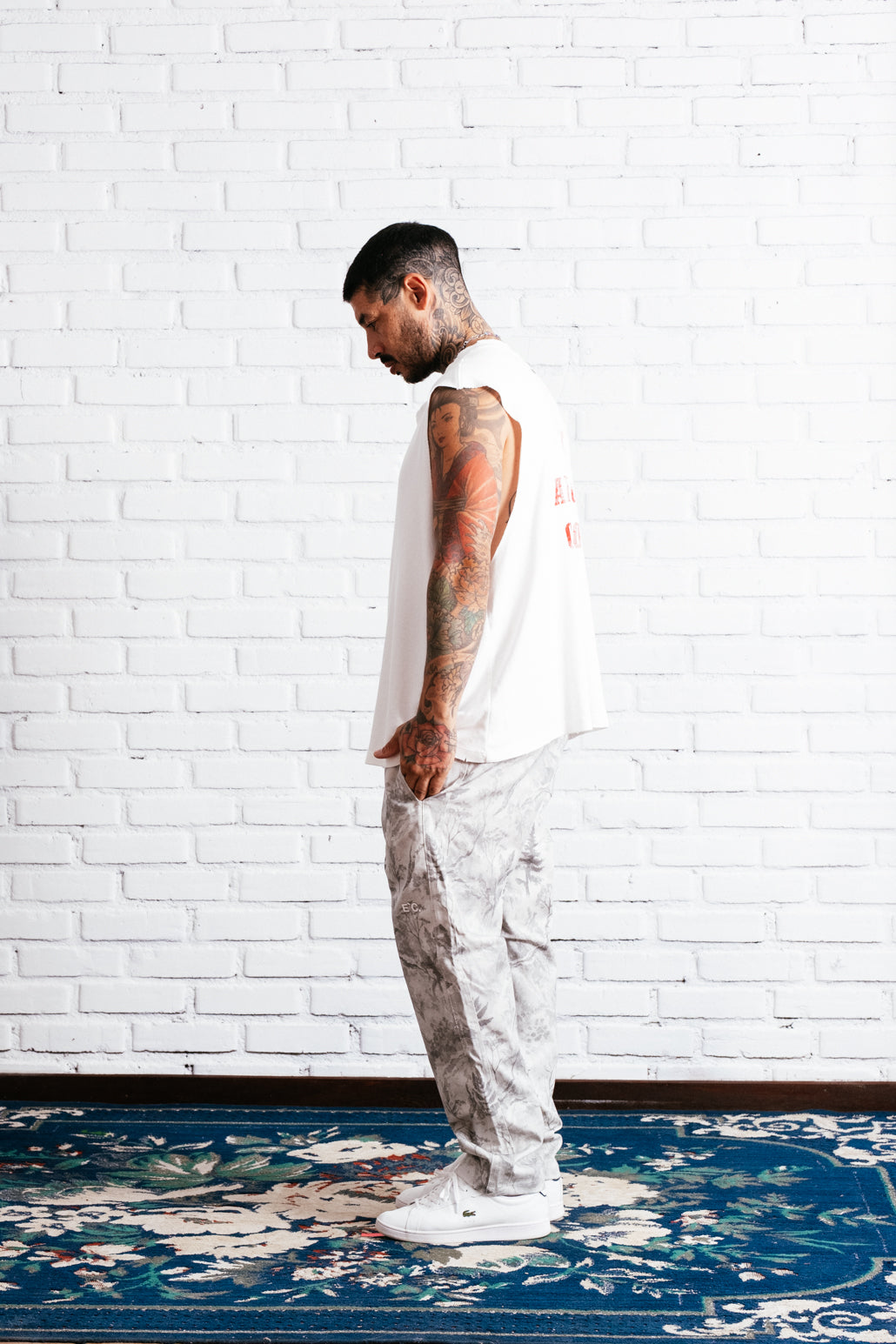 Muscle Tank American Cowboys E`C. Off White