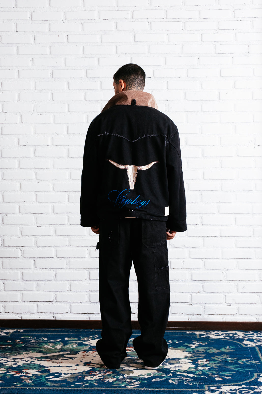 Double Face Jacket Cowboys E`C. Black