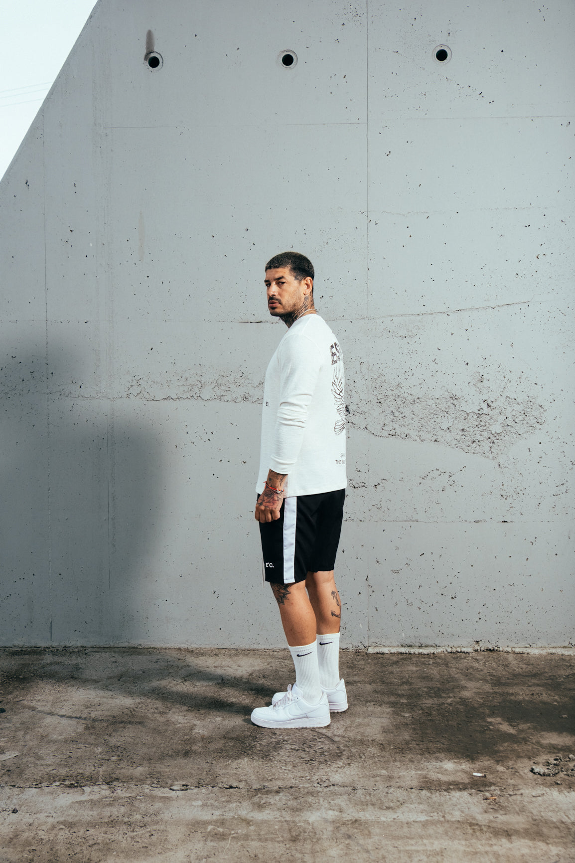 Camiseta Hawk Manga Longa Off E`C.