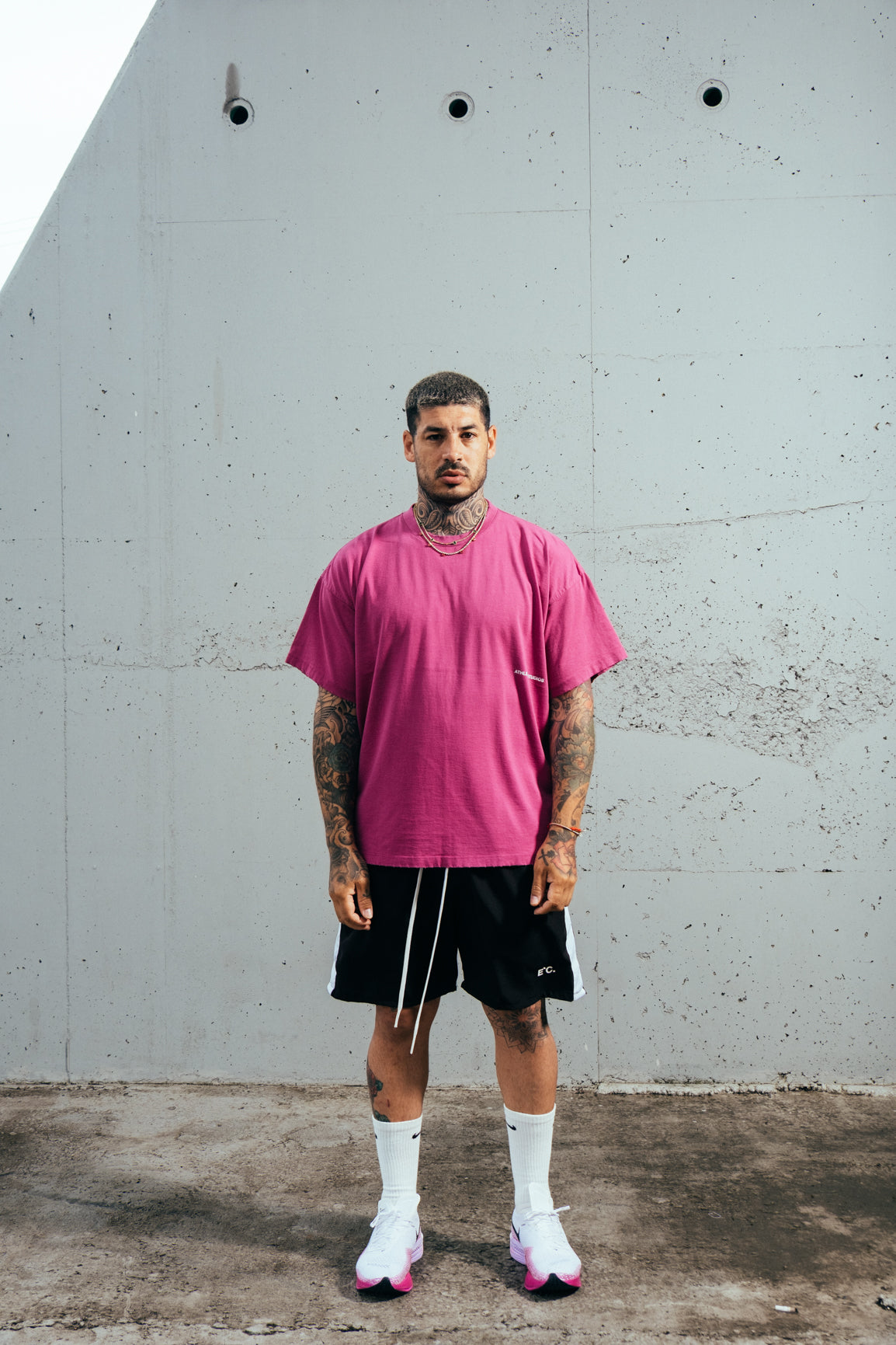 Camiseta Hawk Rosa A`S.