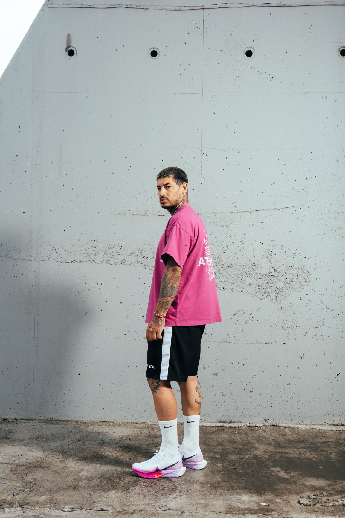 Camiseta Hawk Rosa A`S.