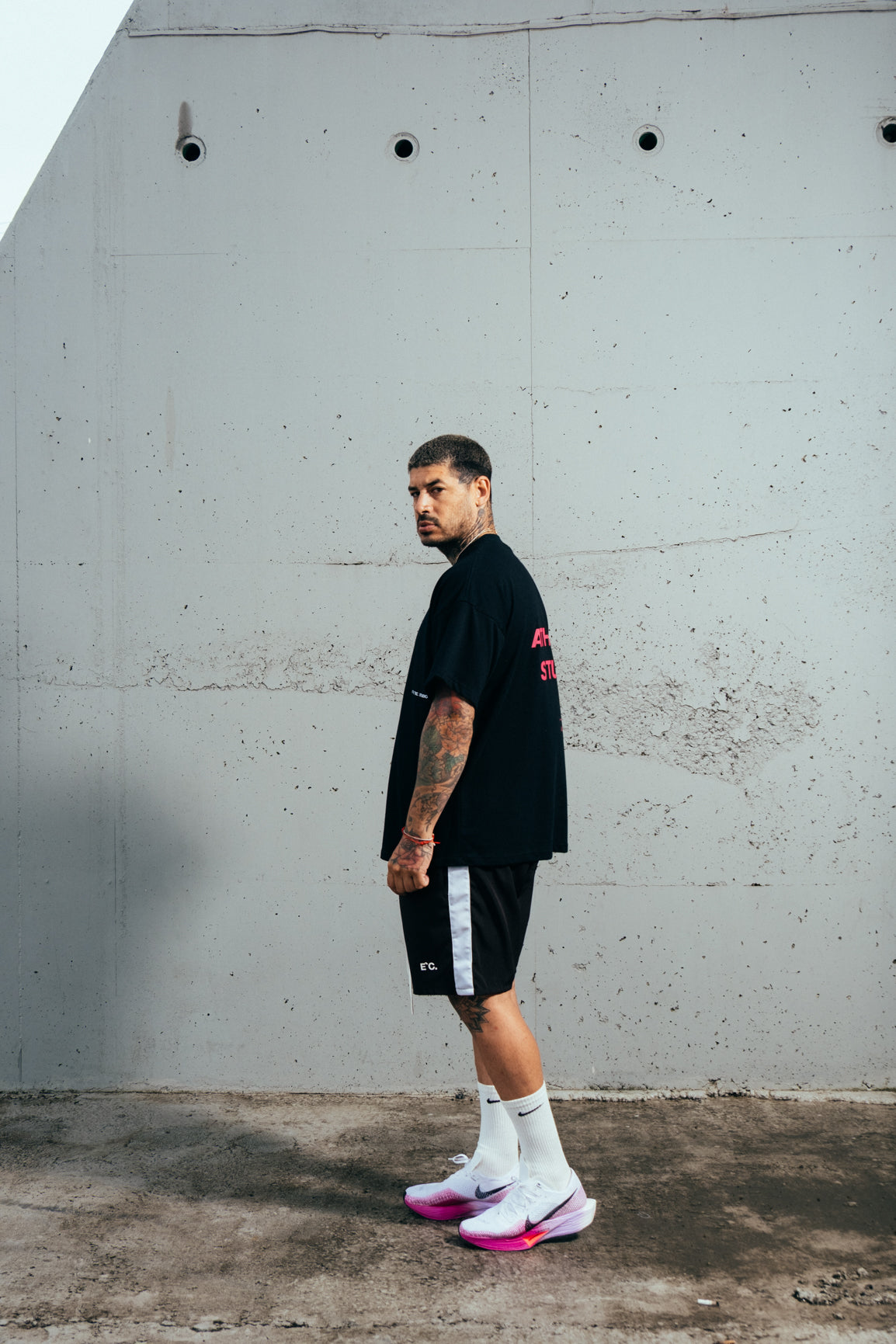 Camiseta Preta Athle`tic. Studios