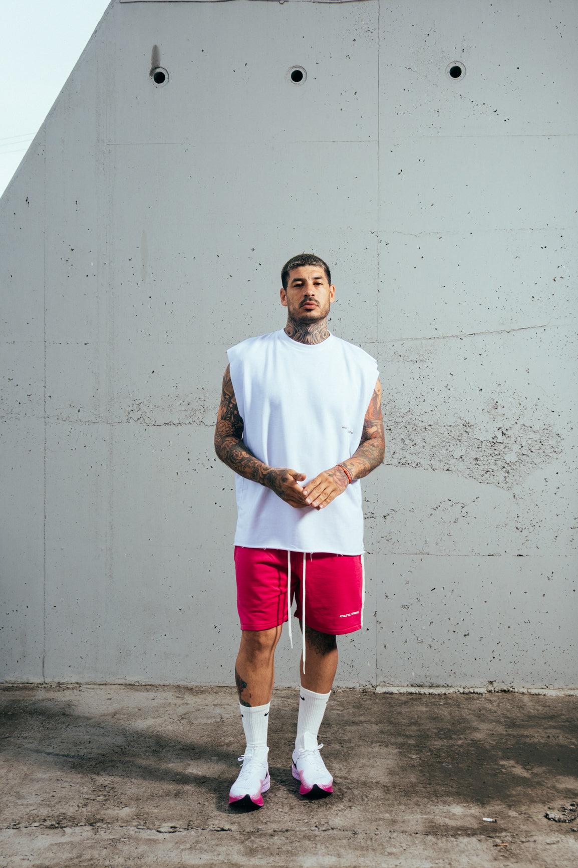 Shorts Moletom Pink A`S.