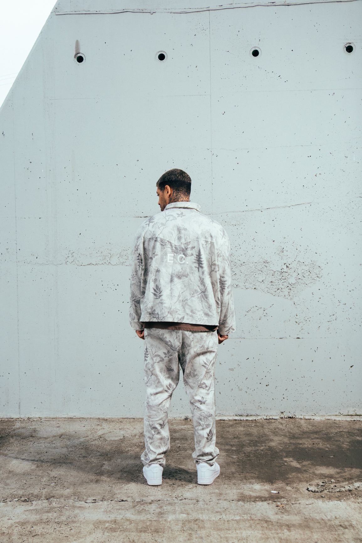 Calça Sarja Camo E`C.