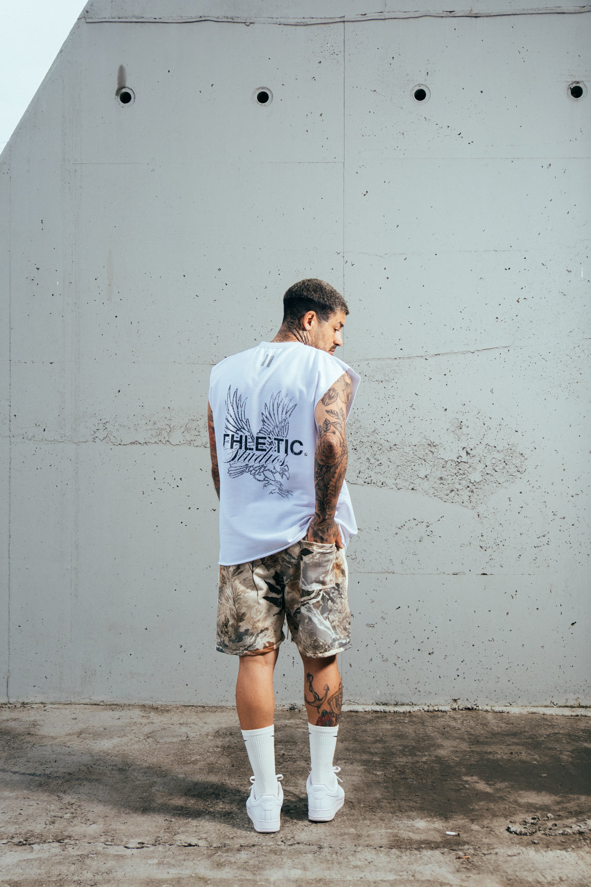 Shorts Moletom Camo E`C.