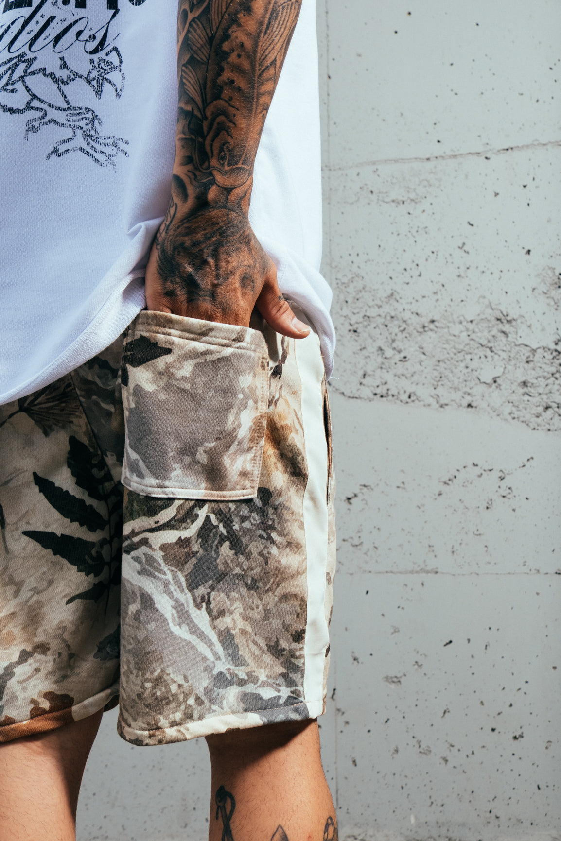 Shorts Moletom Camo E`C.