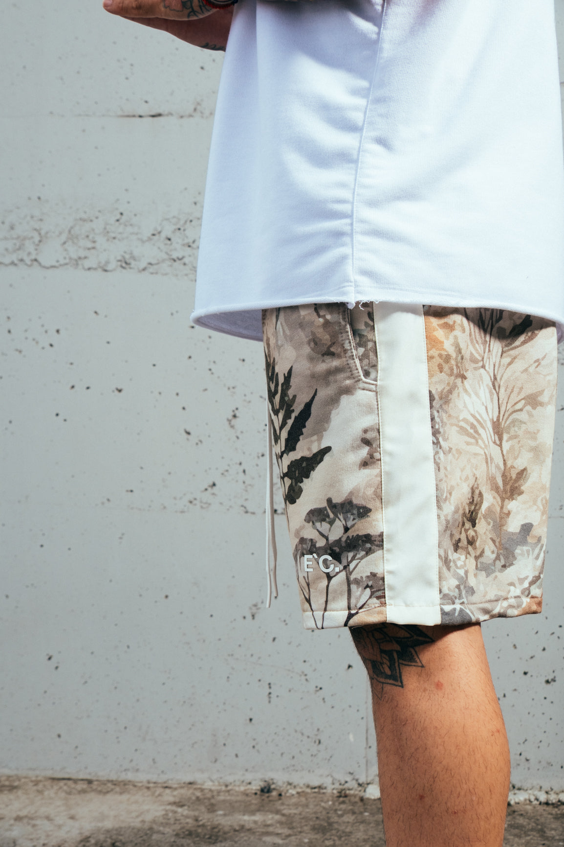 Shorts Moletom Camo E`C.