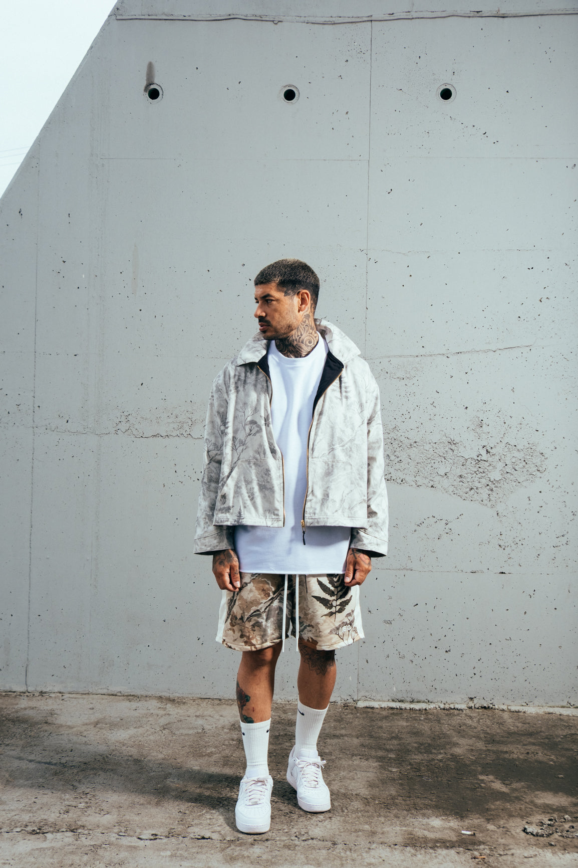 Shorts Moletom Camo E`C.