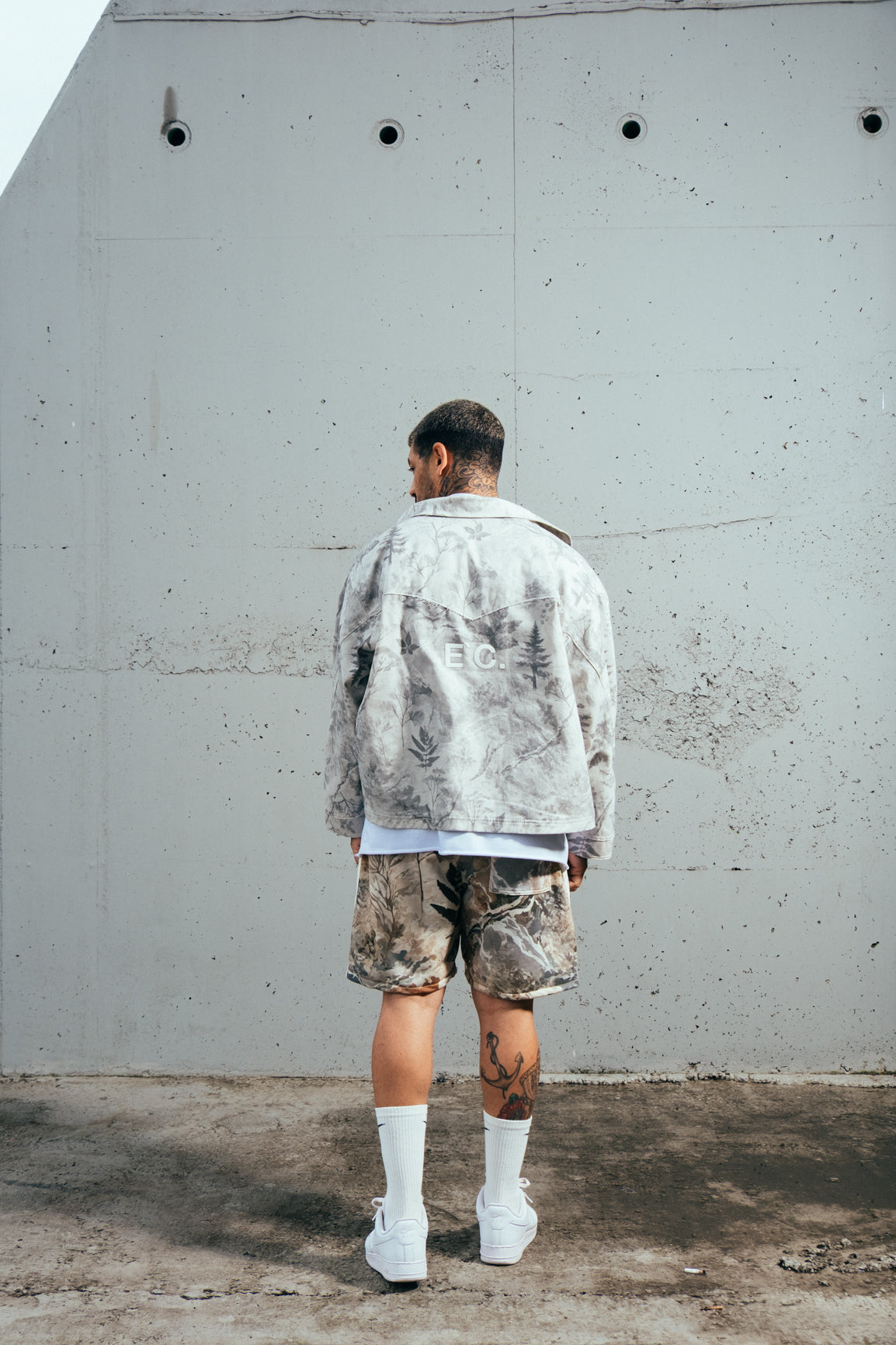 Shorts Moletom Camo E`C.