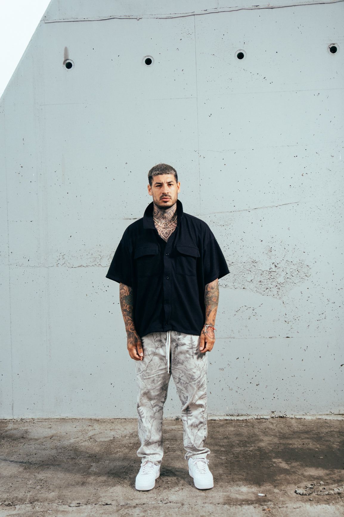 Camisa Tricô Preta E`C.