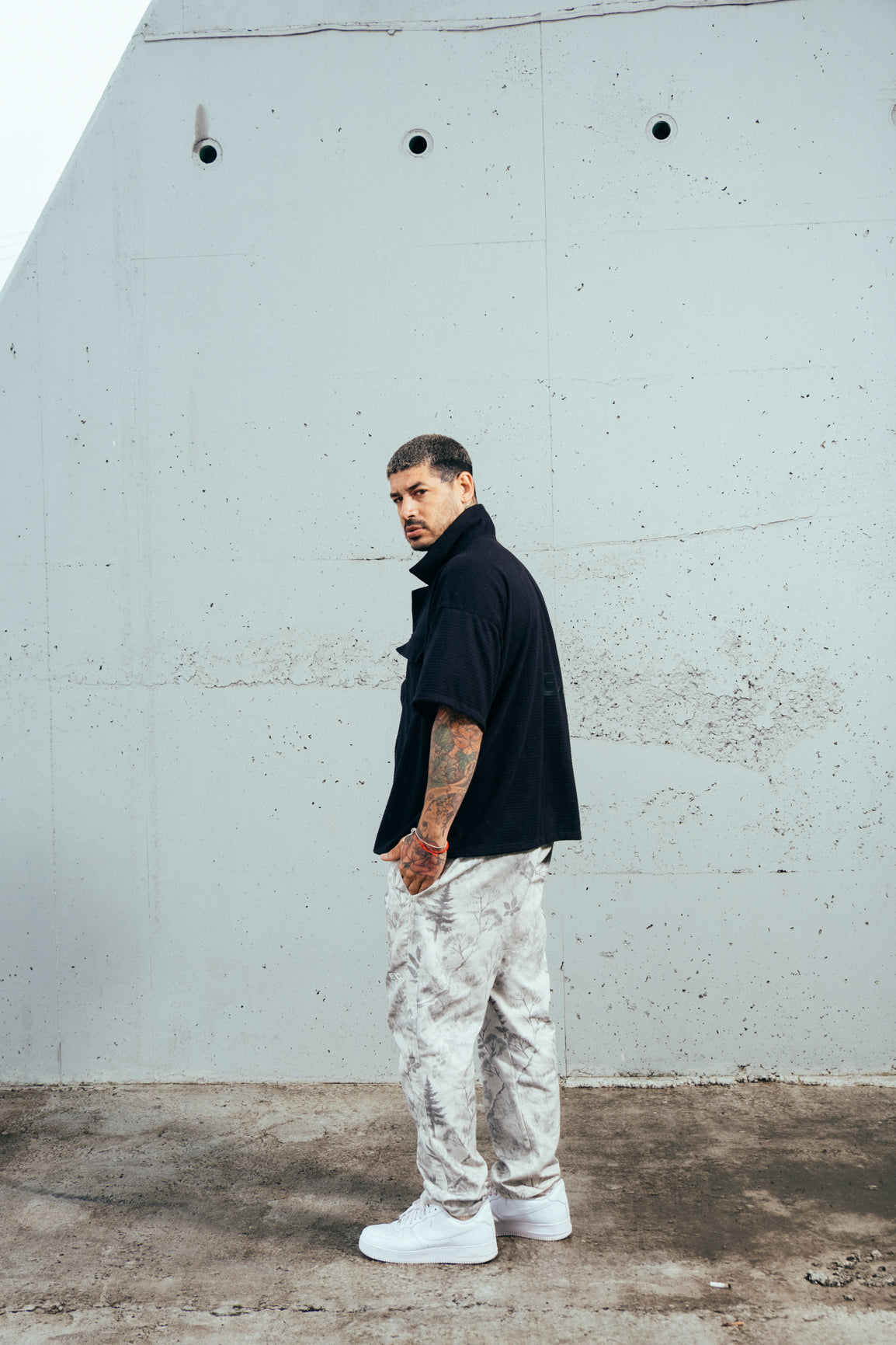 Camisa Tricô Preta E`C.