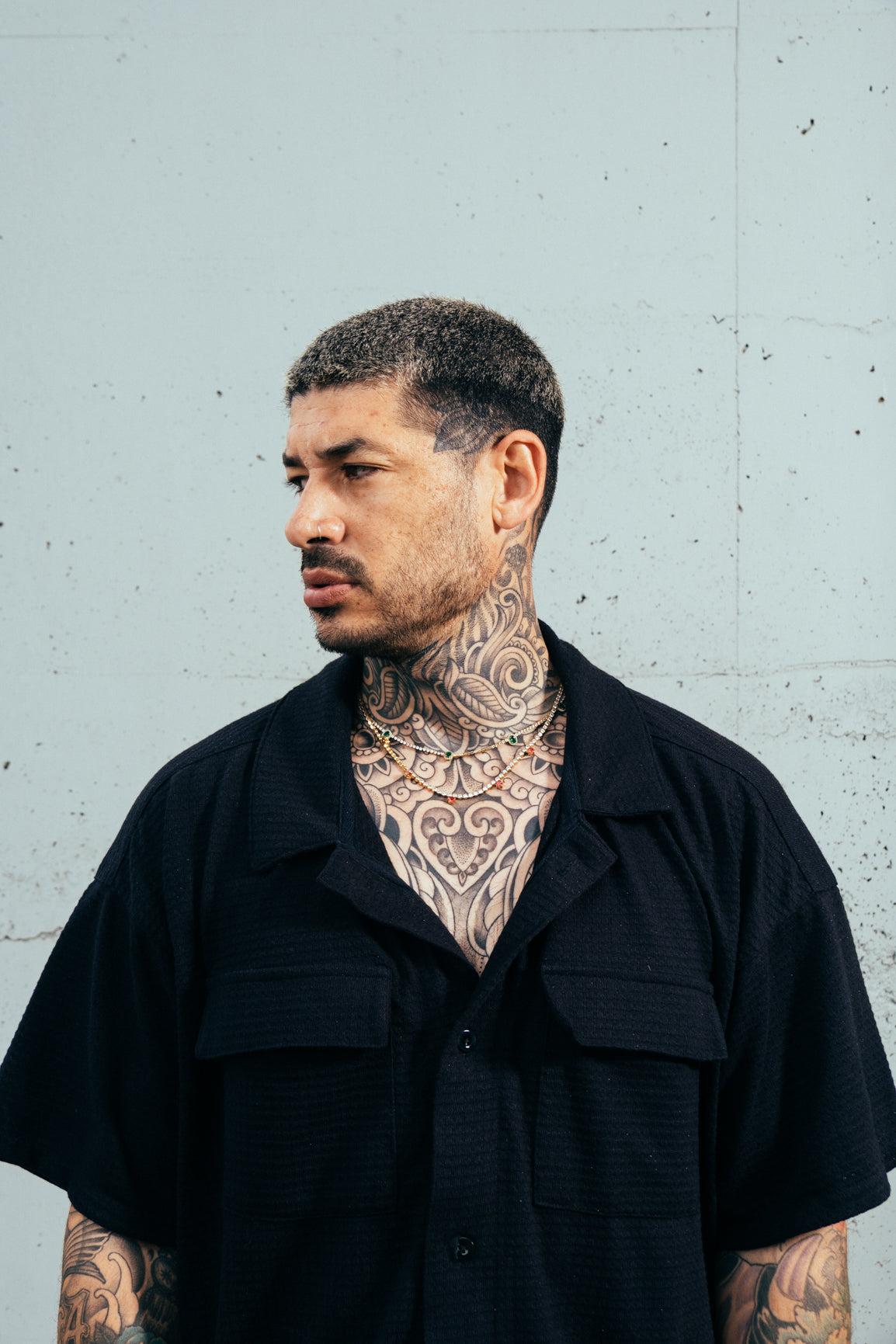 Camisa Tricô Preta E`C.