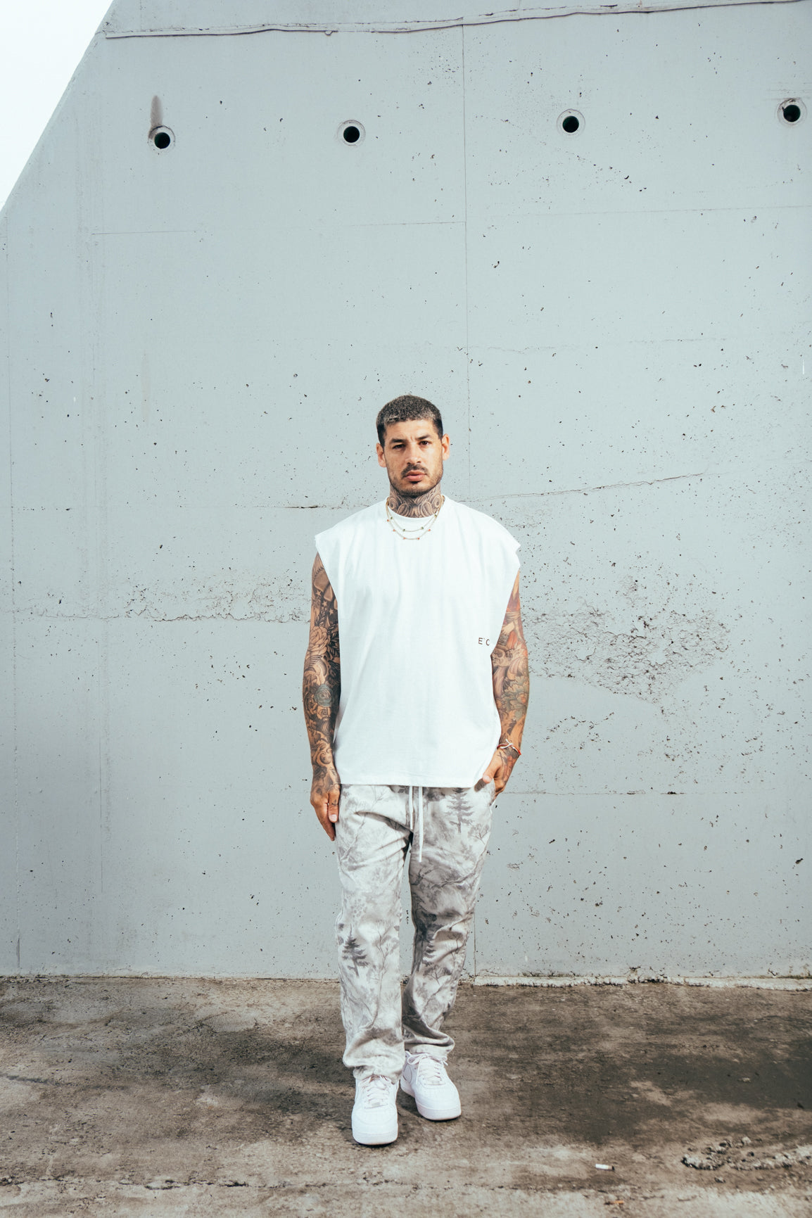 Calça Sarja Camo E`C.