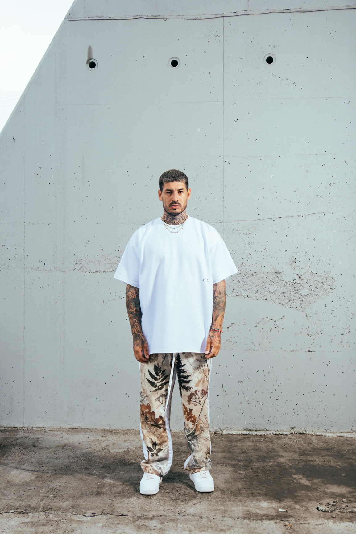 Camiseta Moletinho Branca E`C.