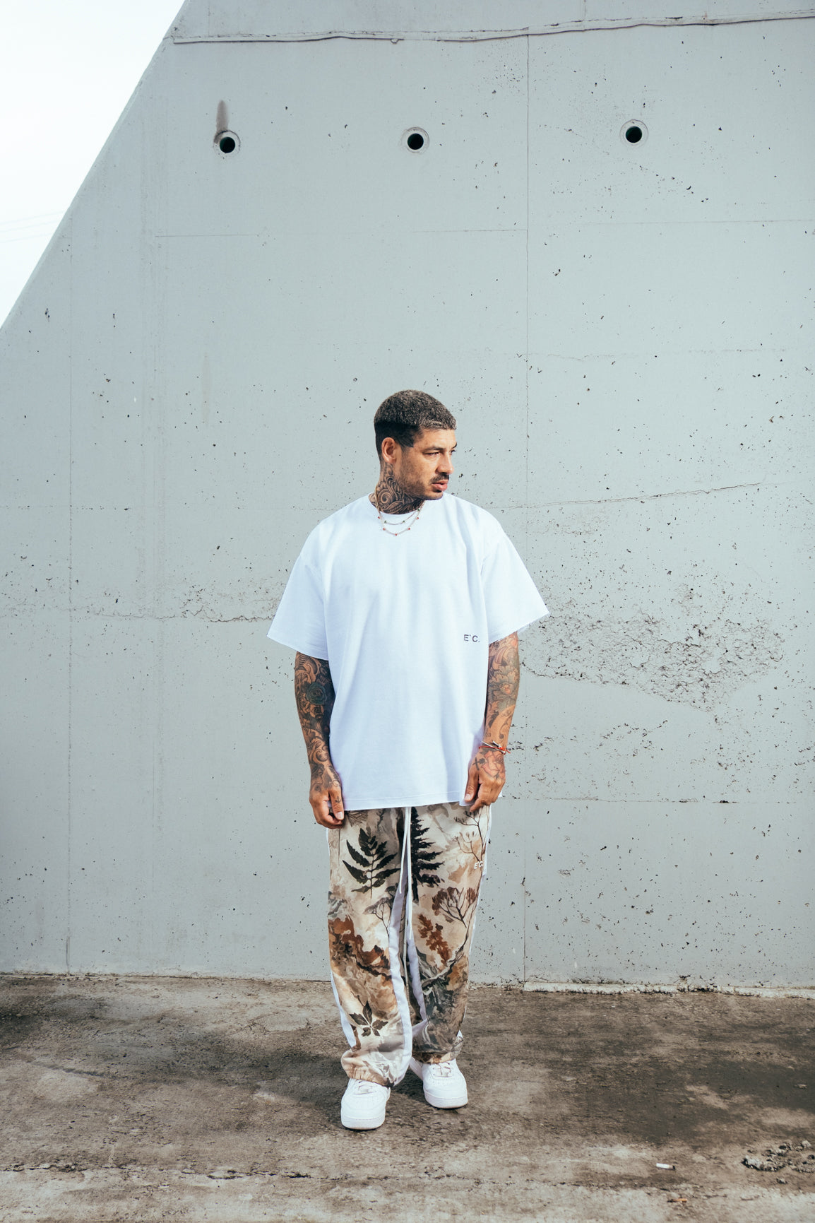 Camiseta Moletinho Branca E`C.