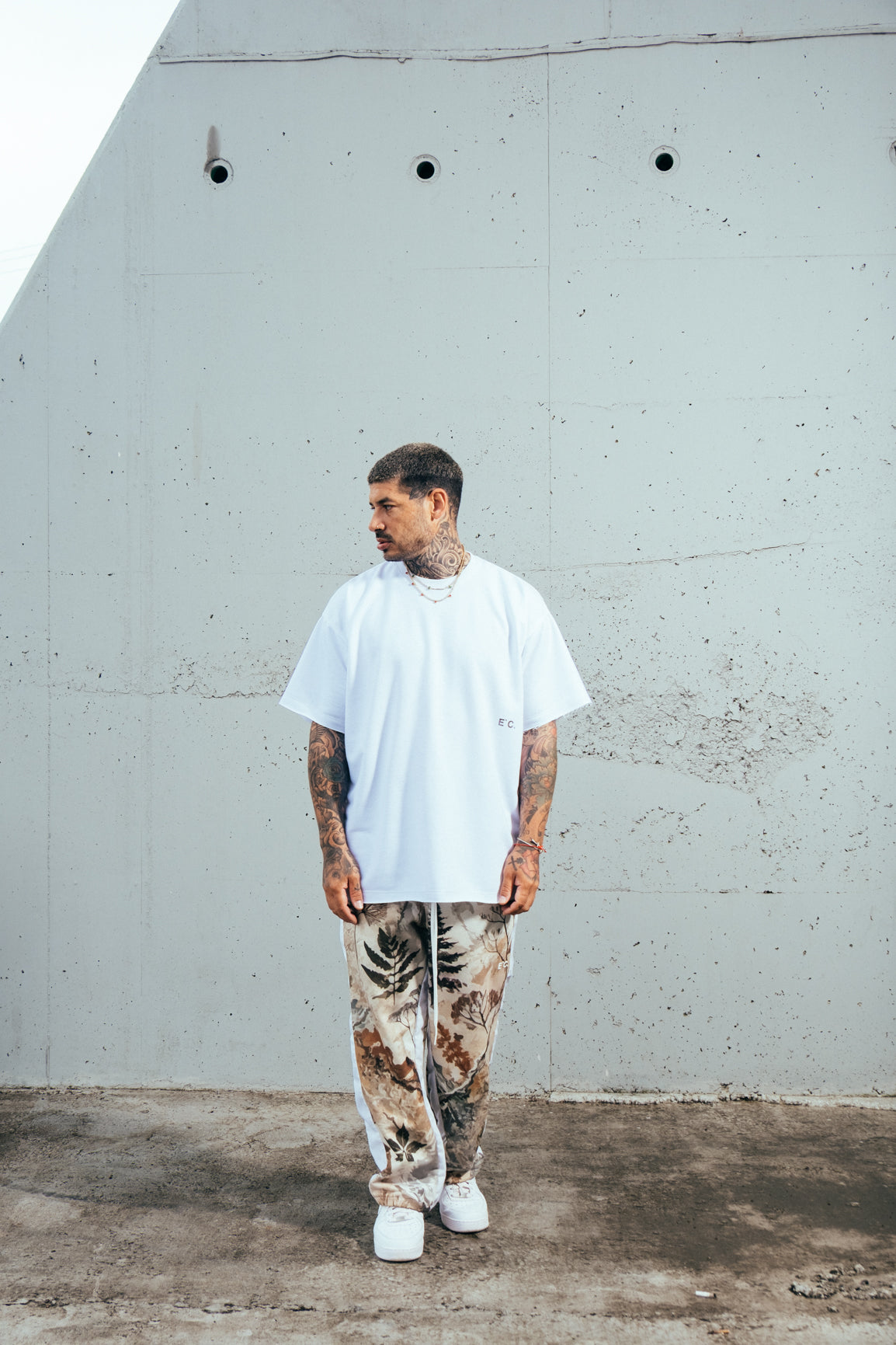 Camiseta Moletinho Branca E`C.