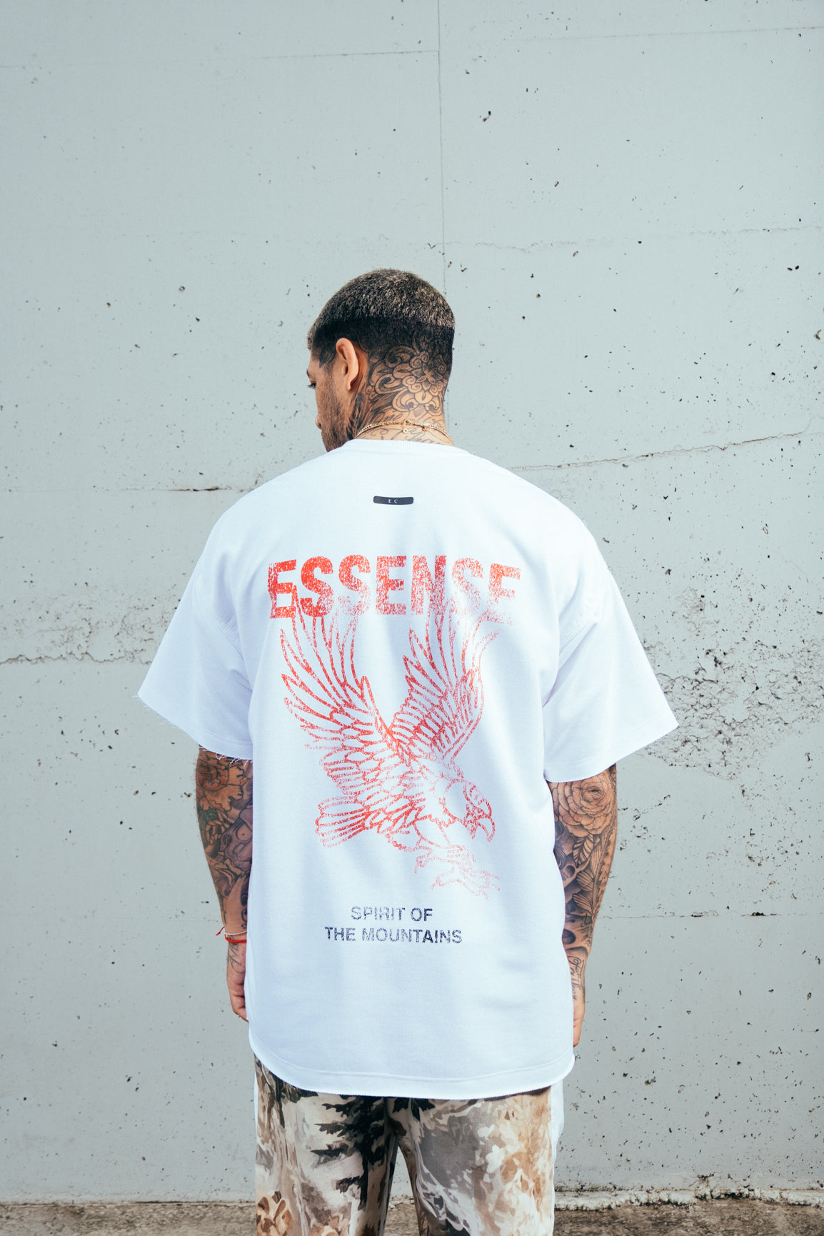 Camiseta Moletinho Branca E`C.