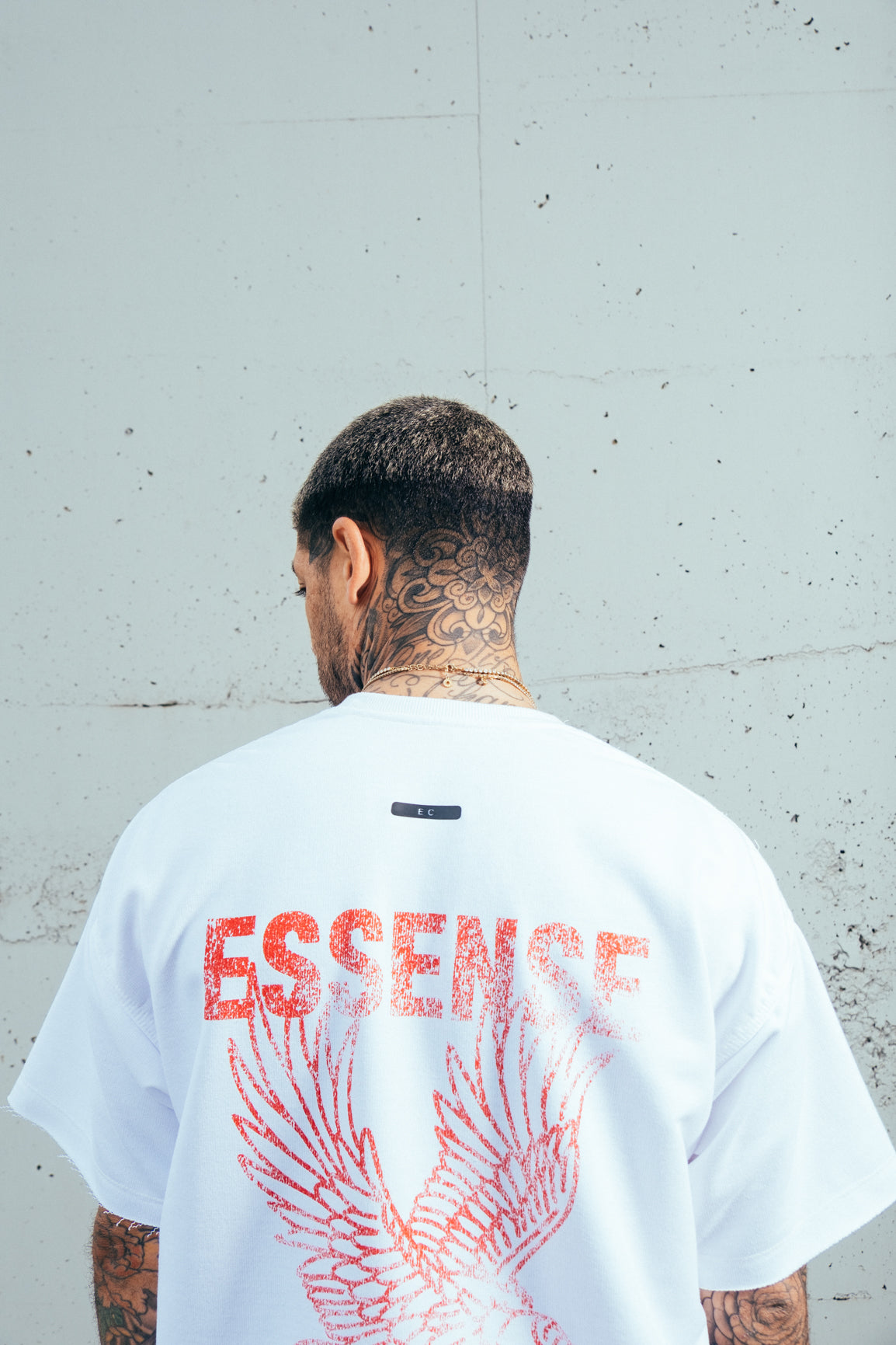 Camiseta Moletinho Branca E`C.