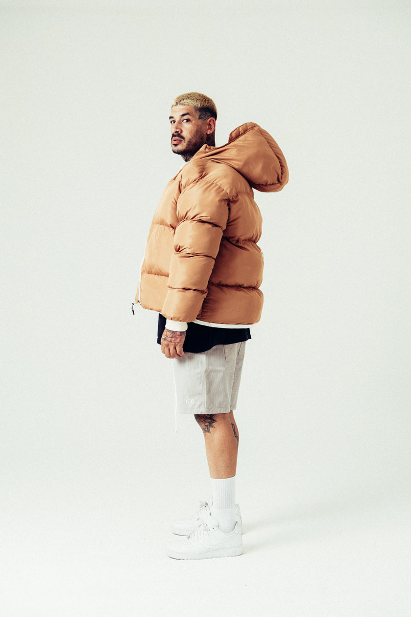 Secret Puffer Jacket Camel