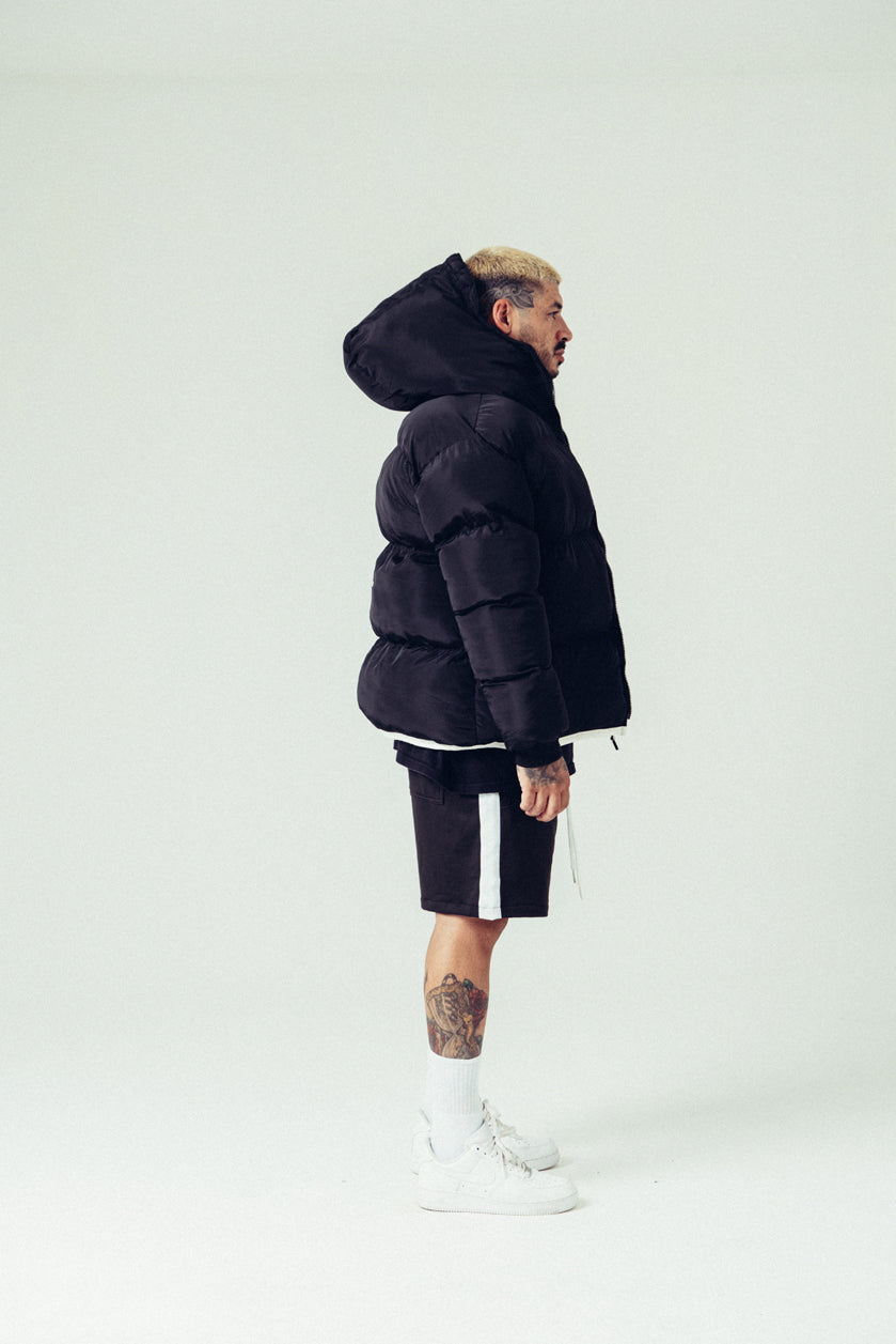 Secret Puffer Jacket Black