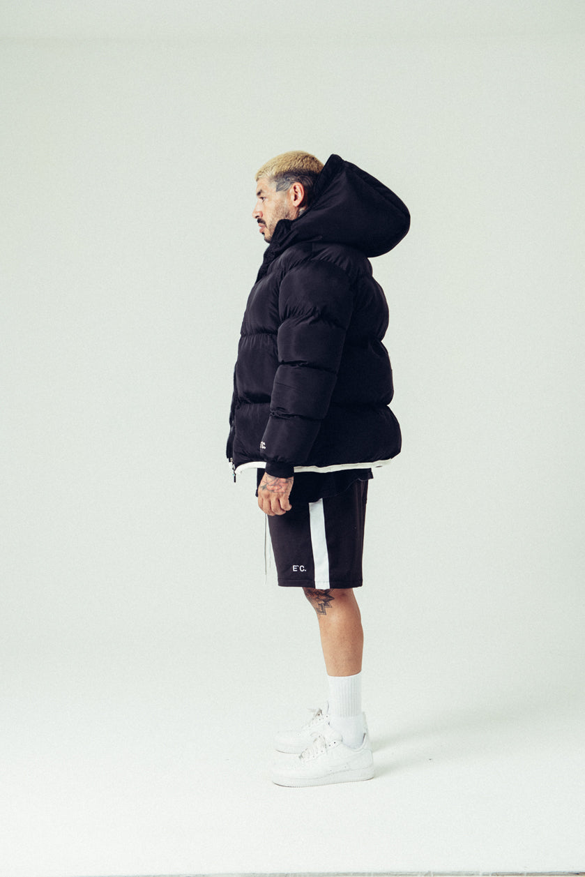 Secret Puffer Jacket Black